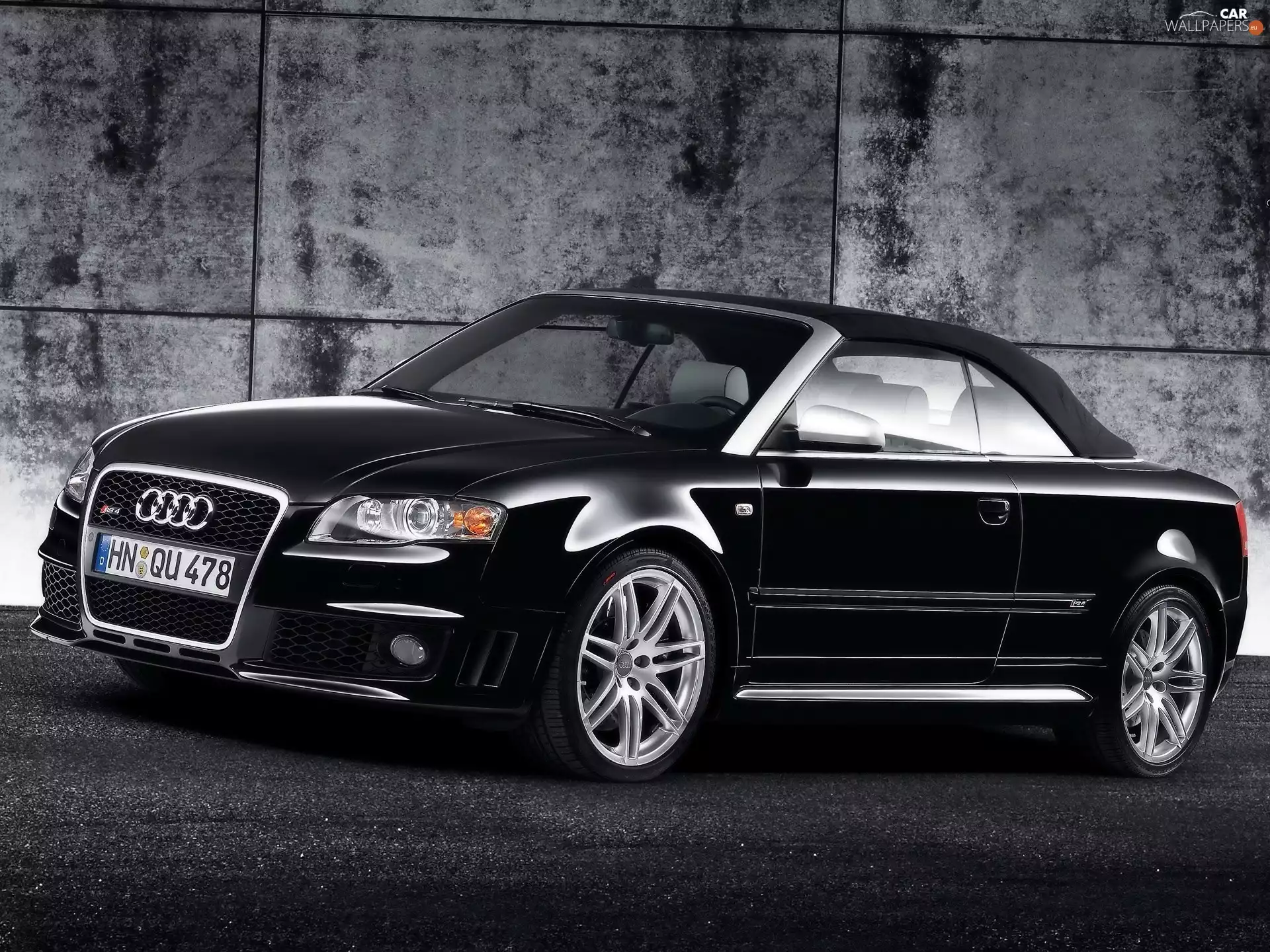 Cabriolet, Black, Audi RS4