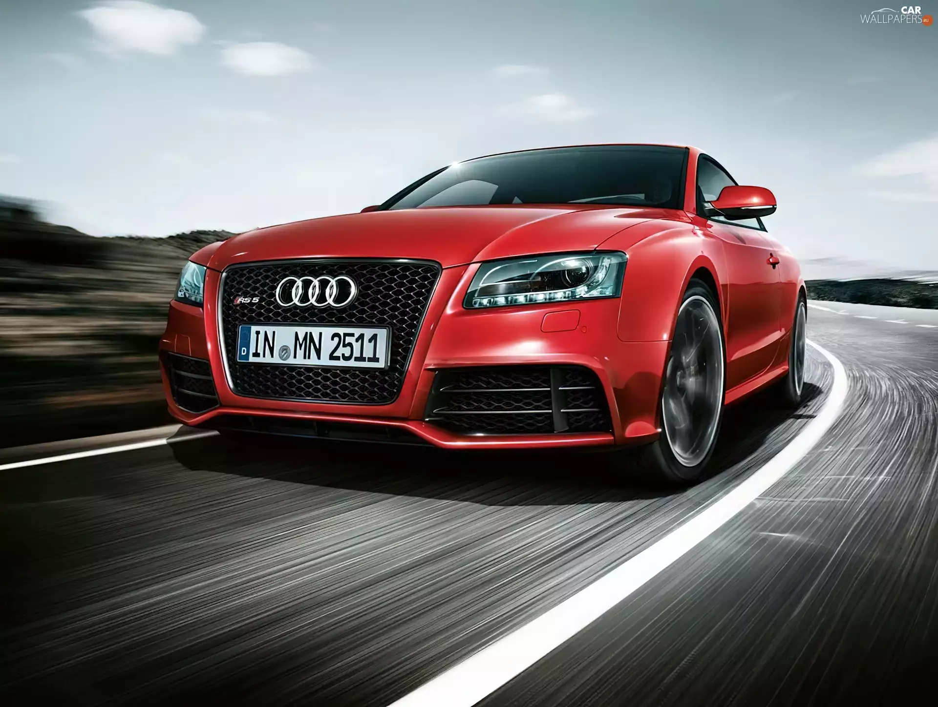 Front, Red, Audi RS5