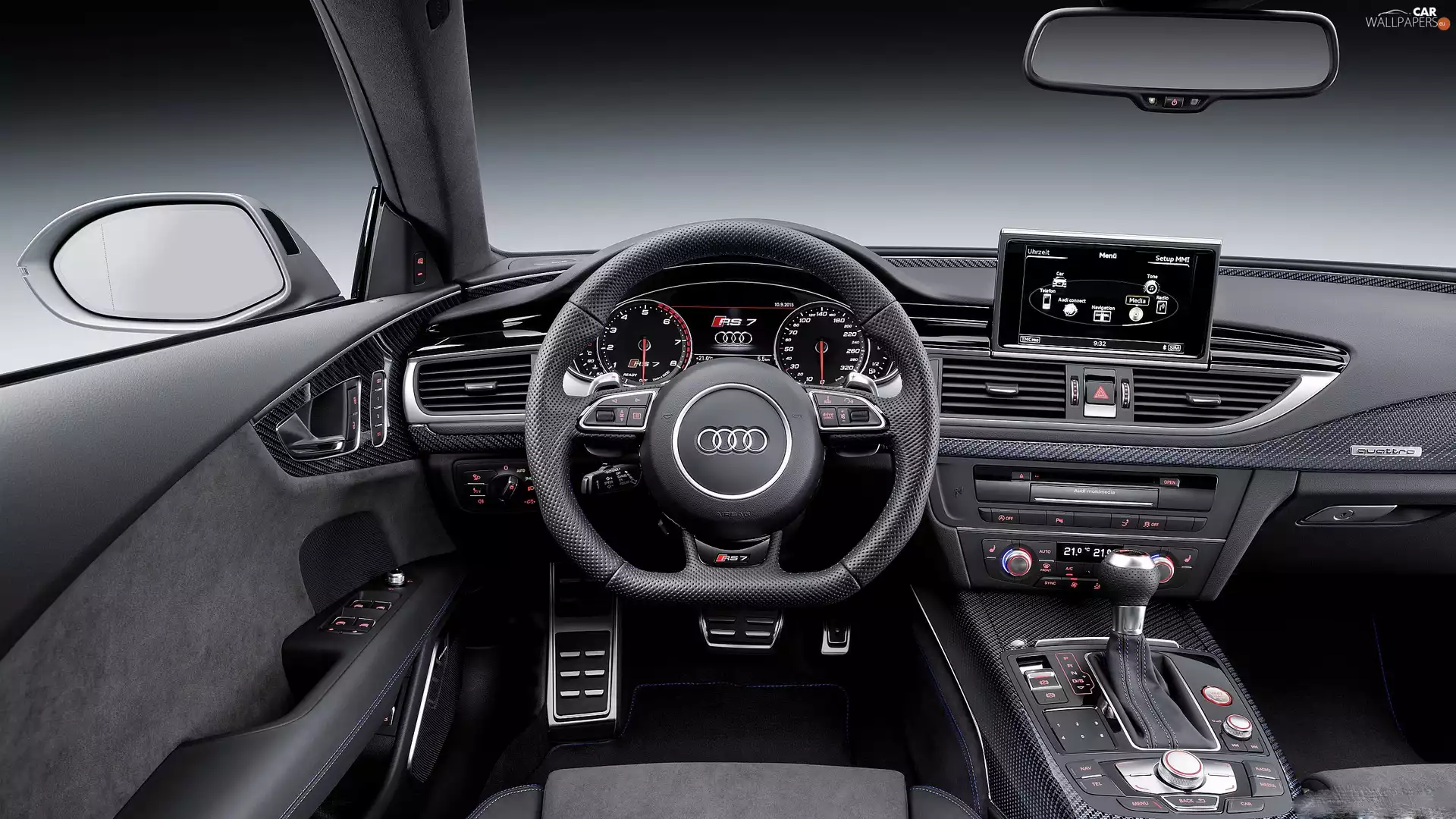 Audi, interior, Front, RS7