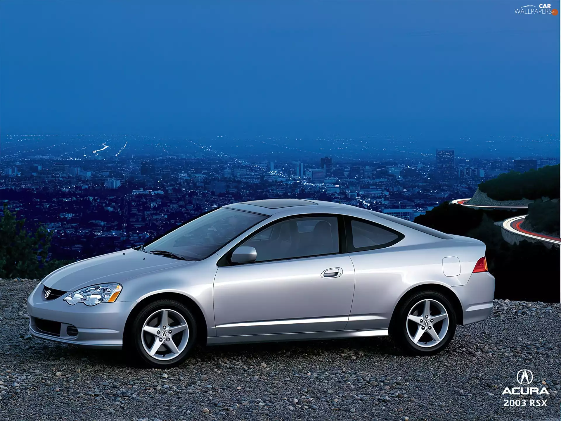 Acura RSX, panorama, commercial, Hill