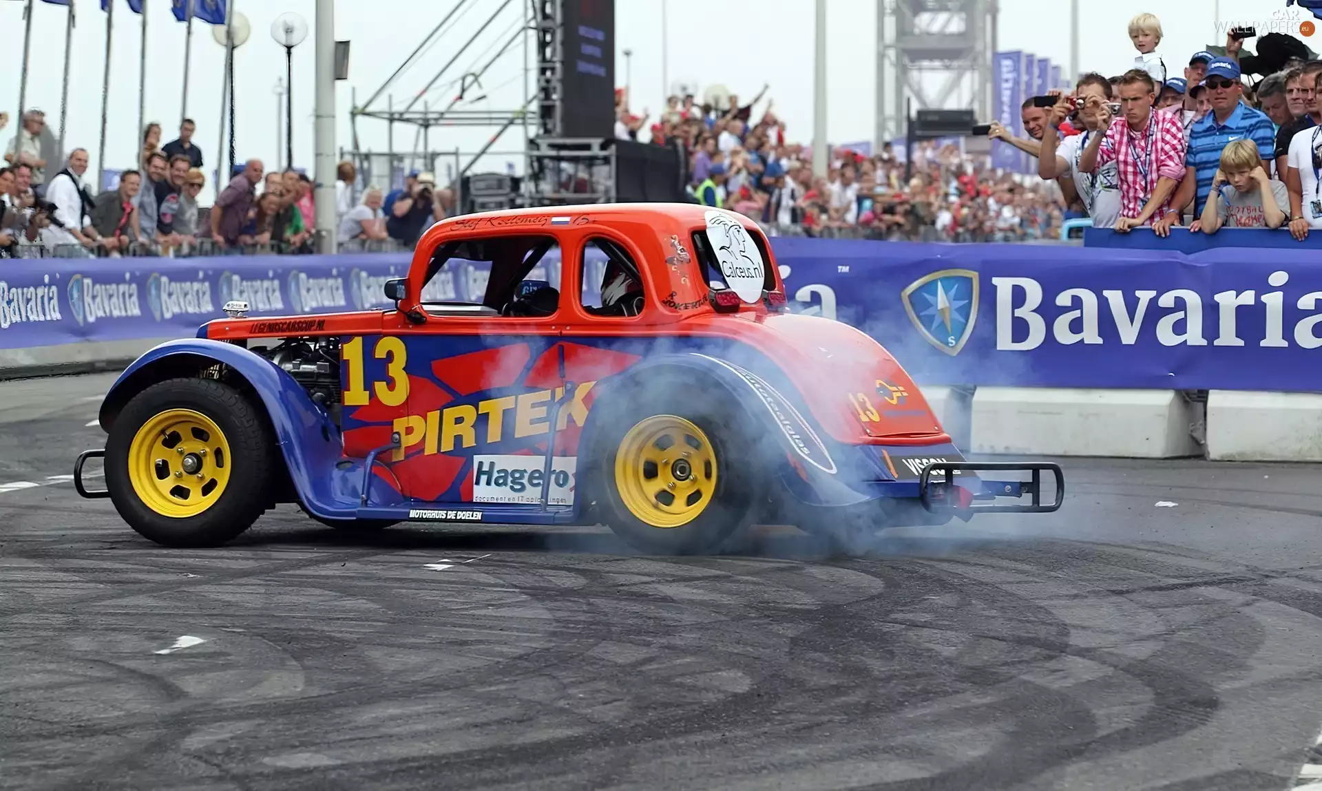 rubber, HotRod, burning