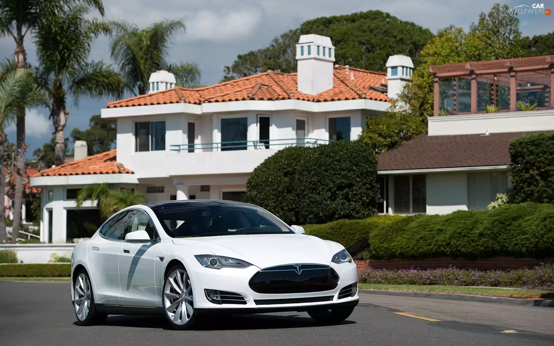 house, Tesla, Model S