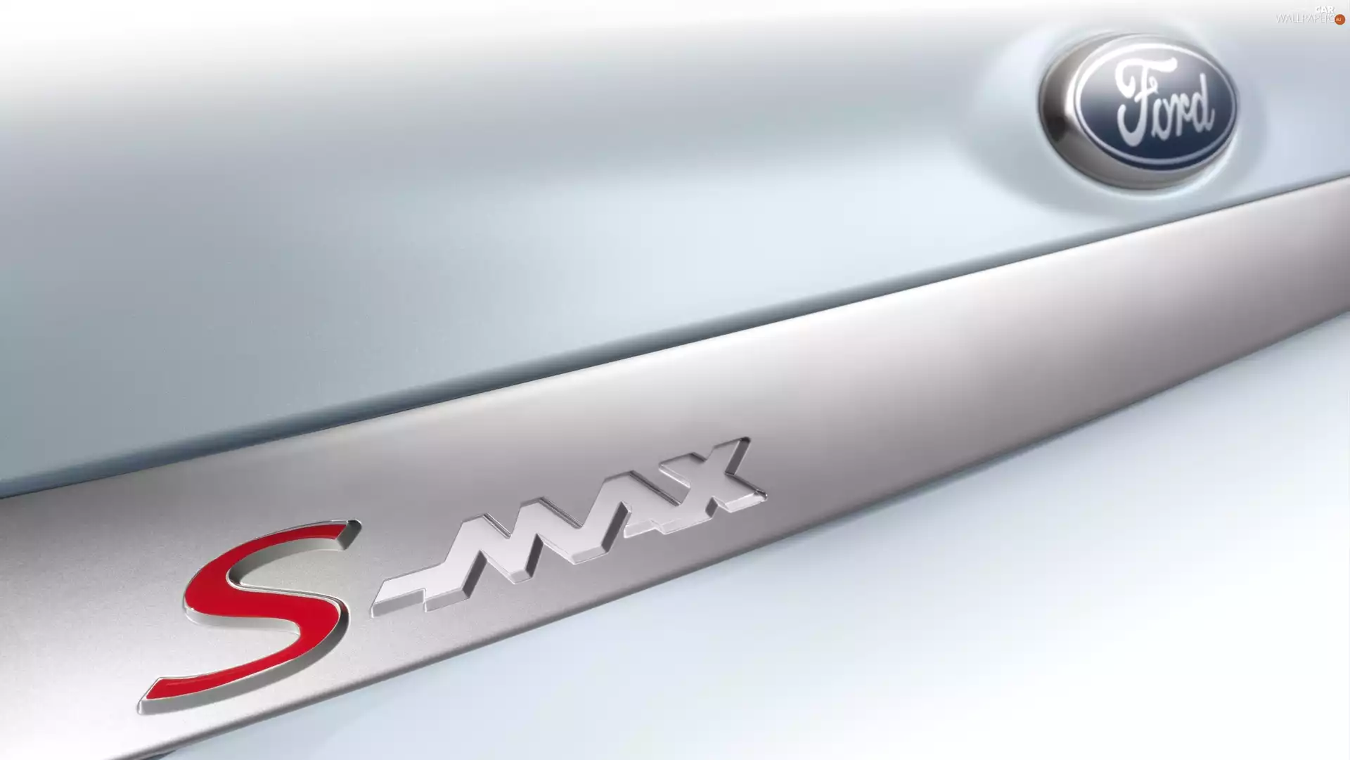 logo, S-Max, bar, Ford