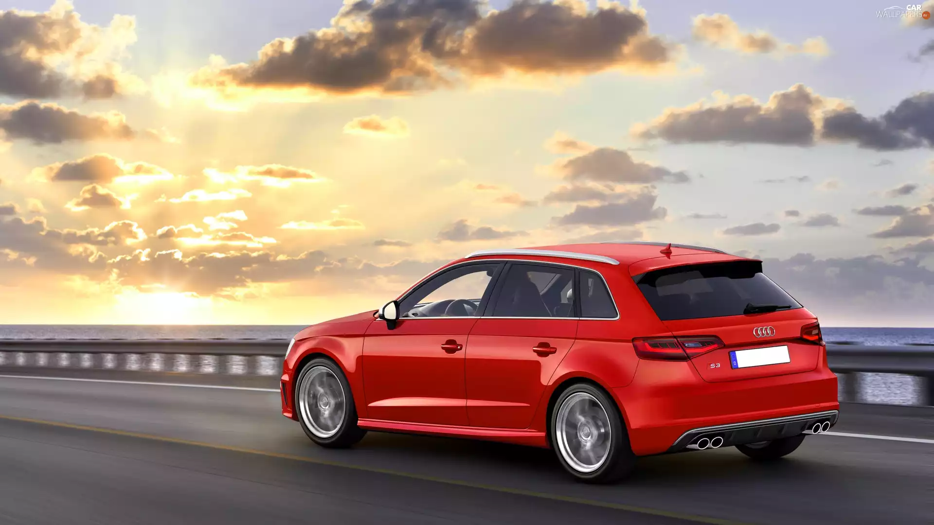 Sportback, Red, Audi S3