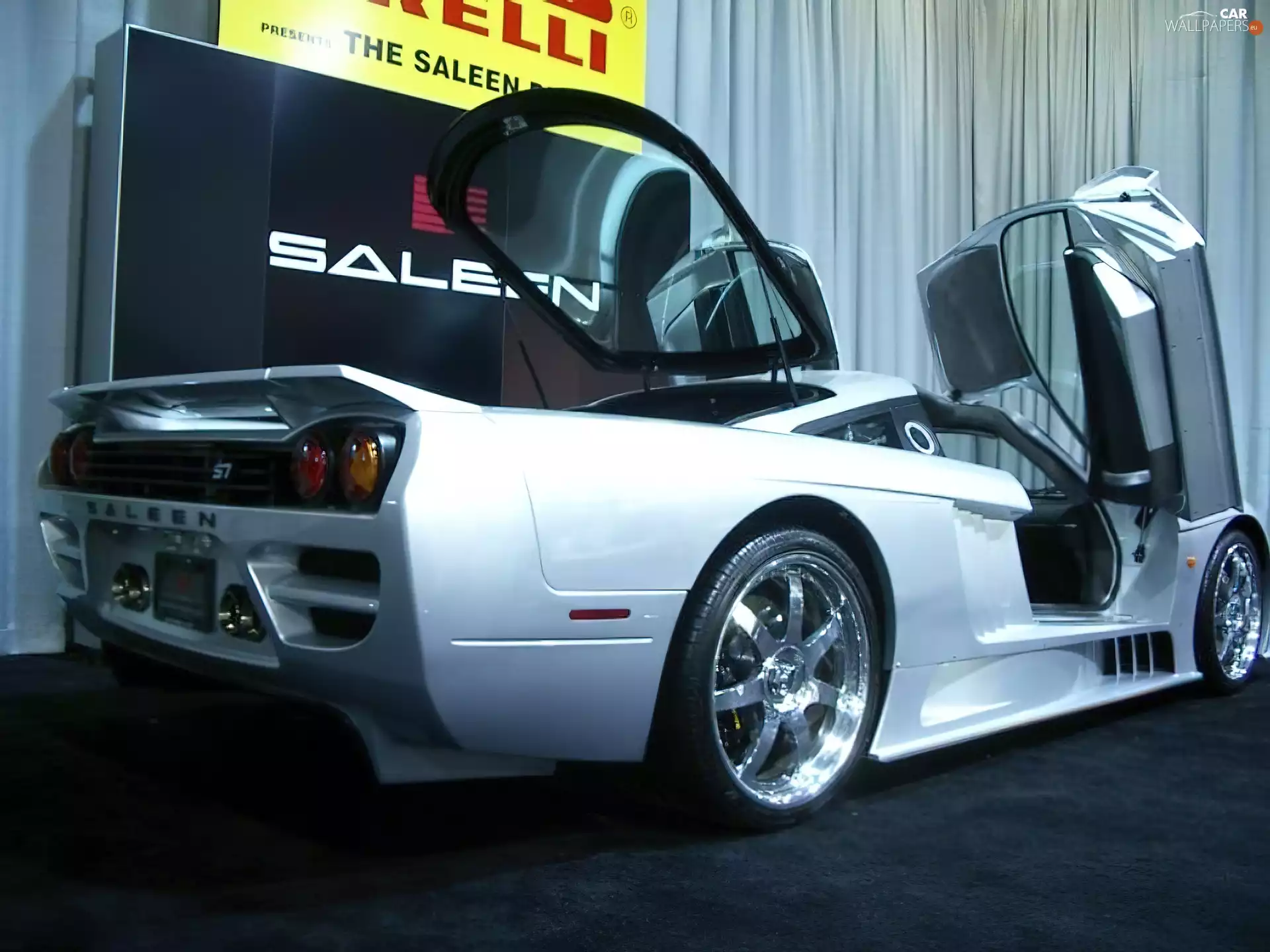 Saleen S7, open, flap, spoiler