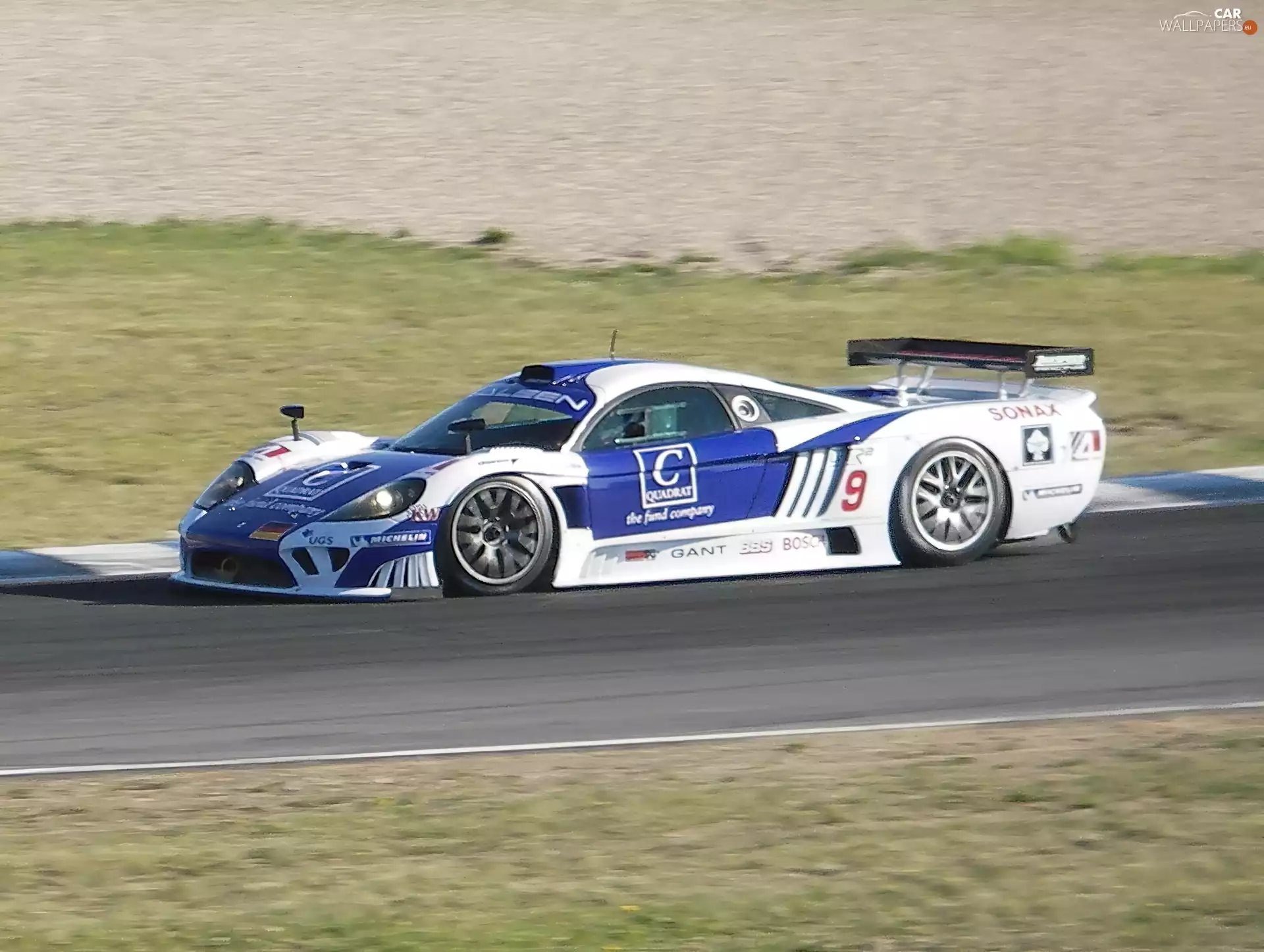 Saleen S7, turn, race, sharp