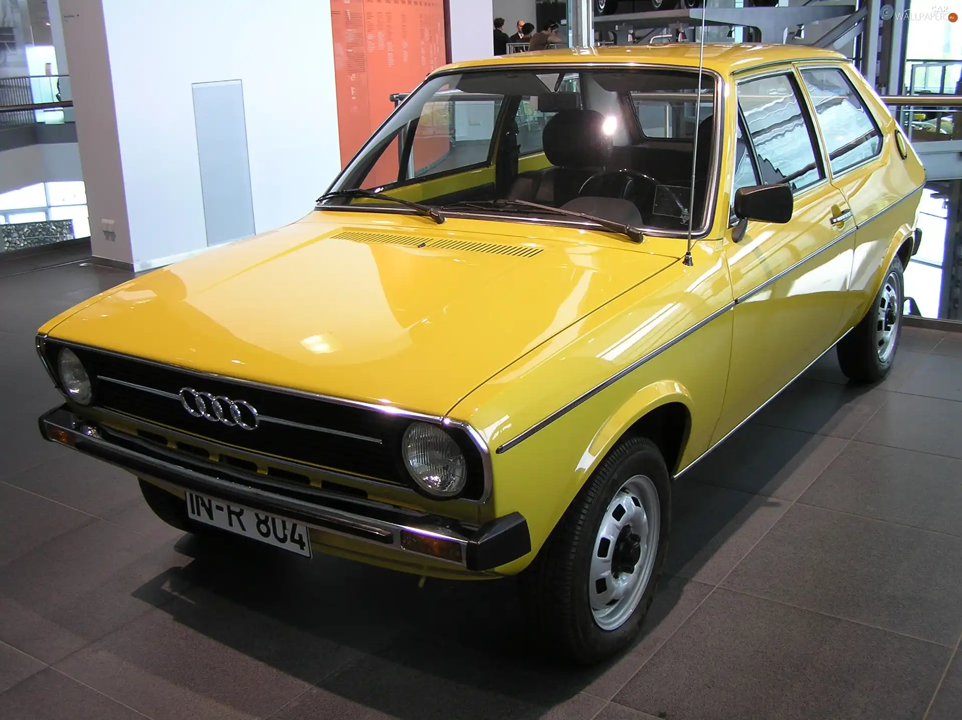 exhibition, Audi 50, saloon