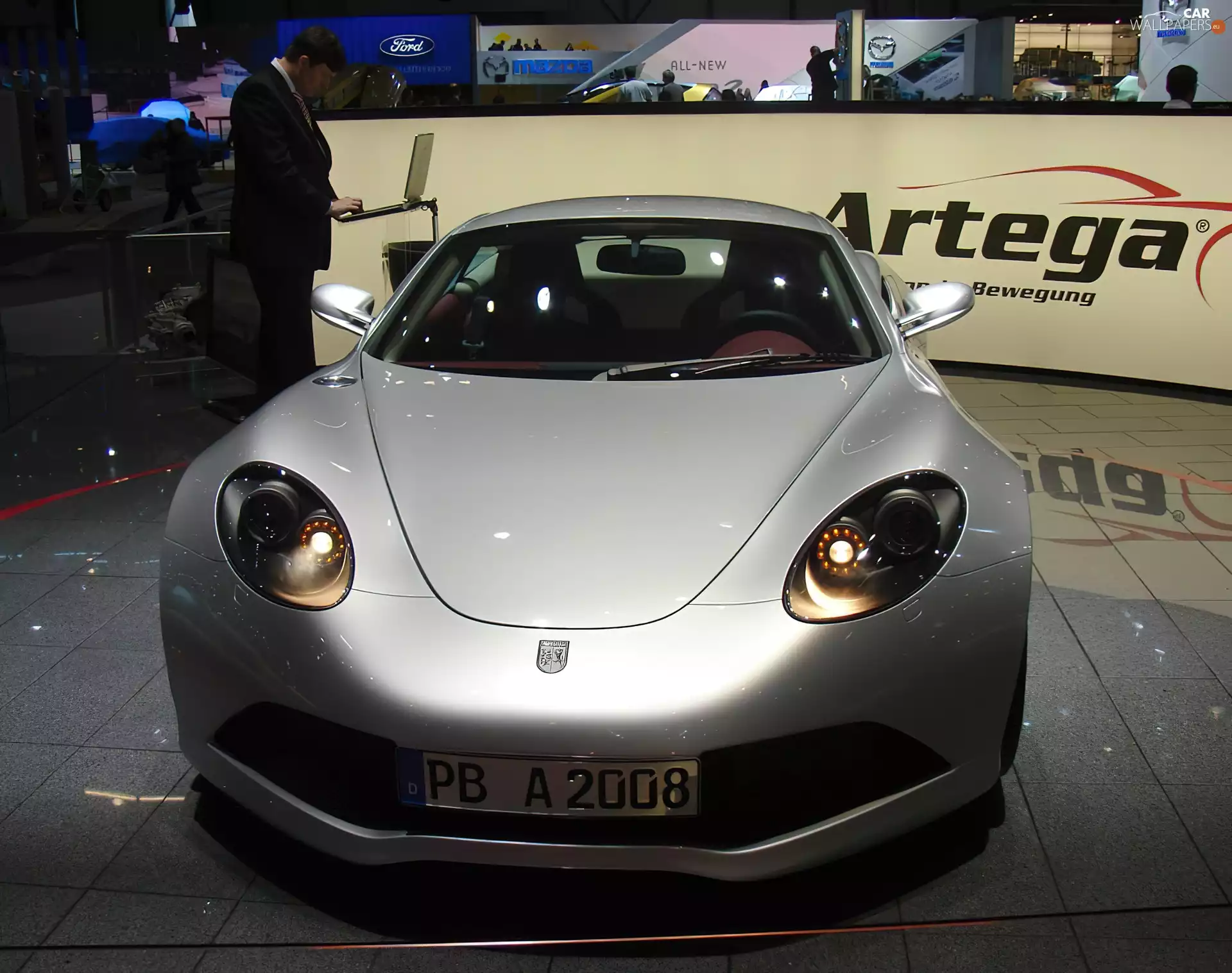 Toyota Silver, stand, saloon, Artega GT