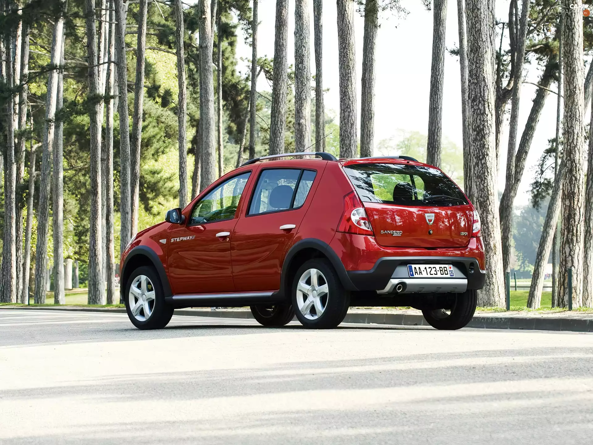 forest, Claret, Dacia Sandero