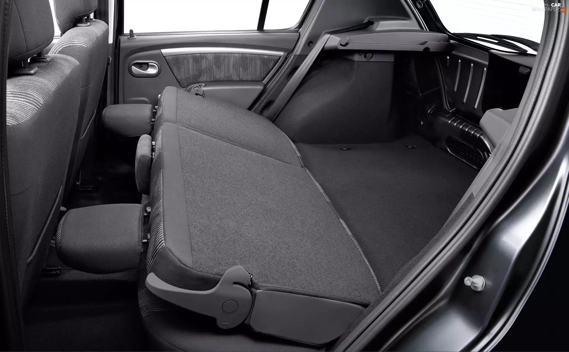 Dacia Sandero, Rear, Sofa, Folding