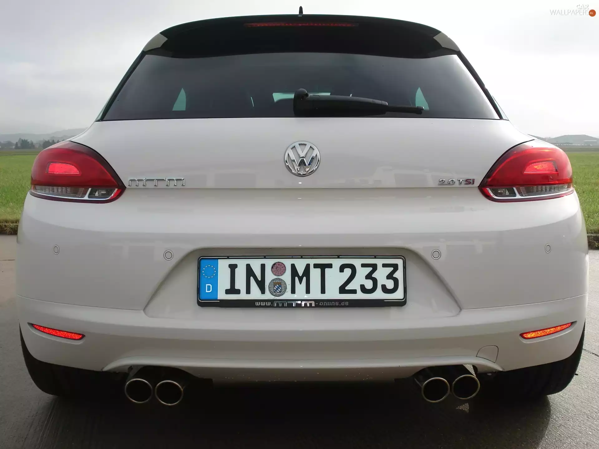 VW Scirocco, Parked, Back, Sensors
