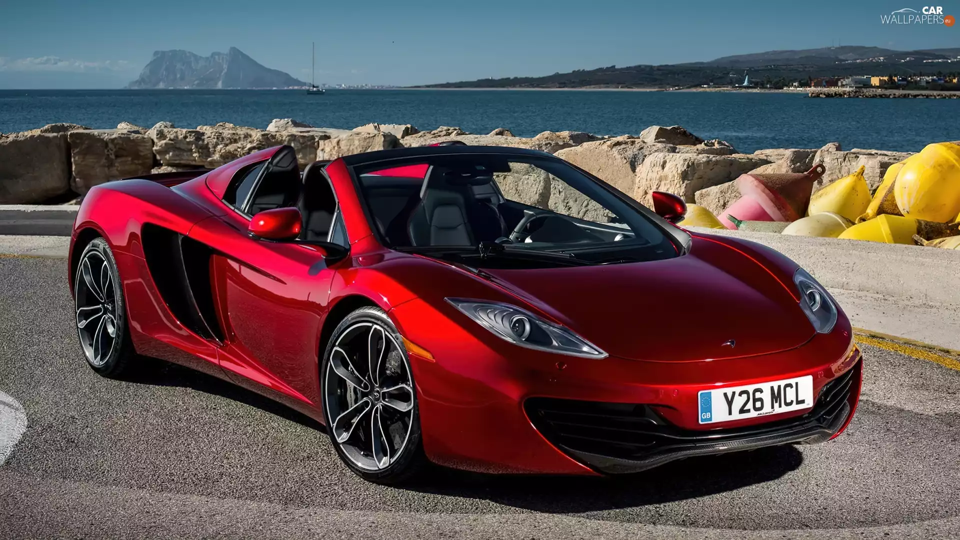 McLaren, sea, Stones, MP4-12C