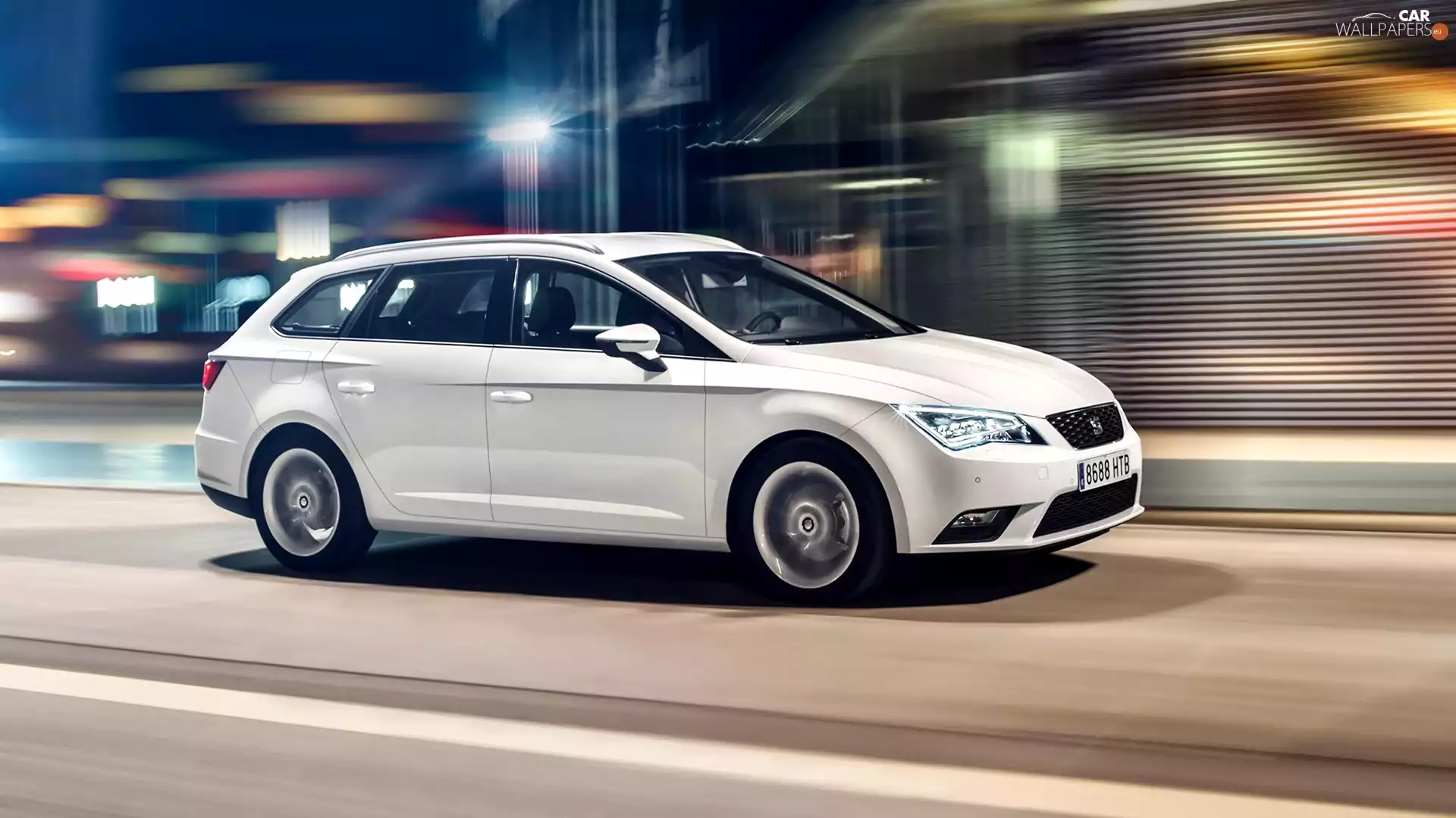 White, Seat Leon ST Kombi