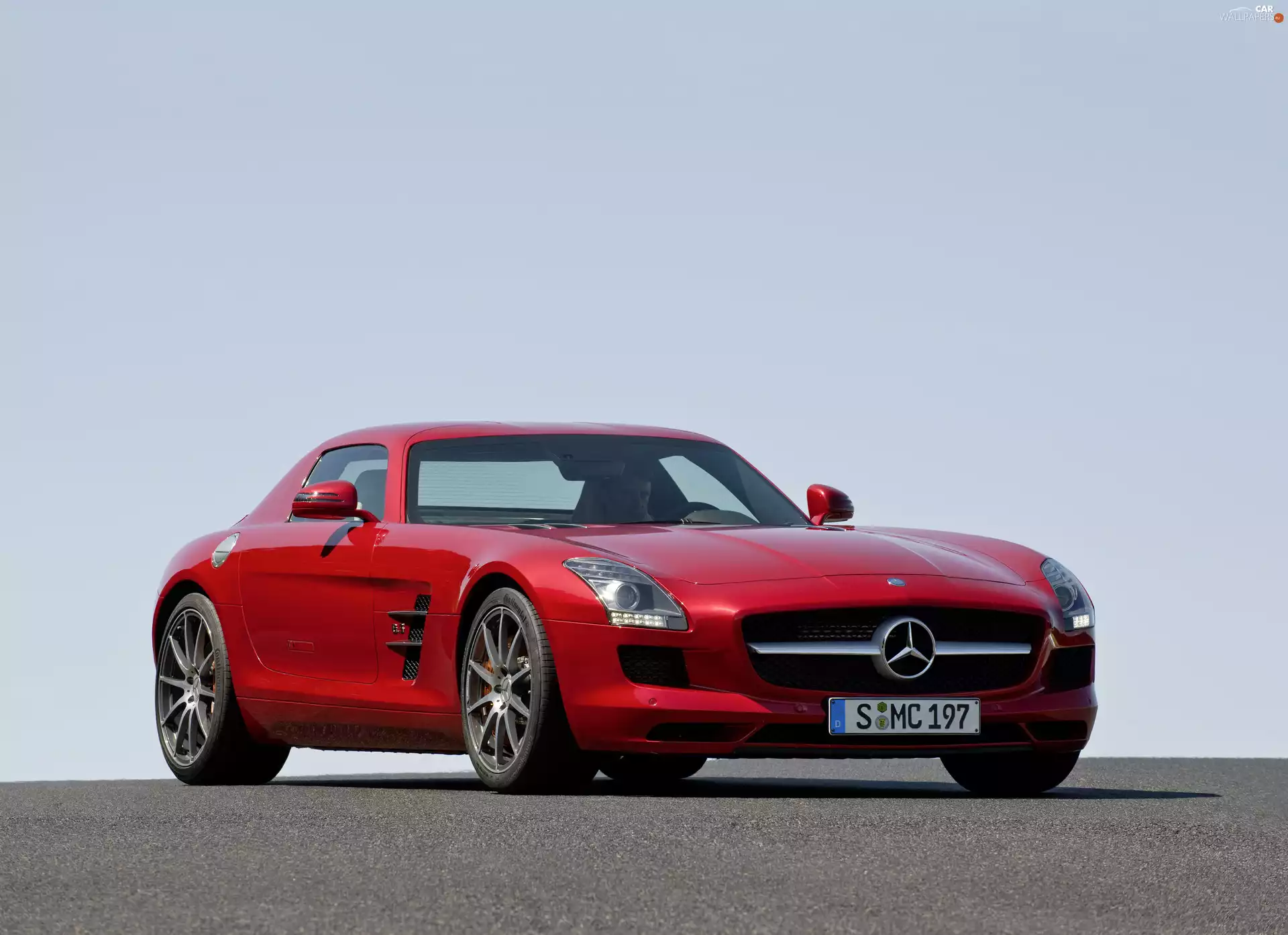 Mercedes Benz SLS, Sensors, Parked, AMG