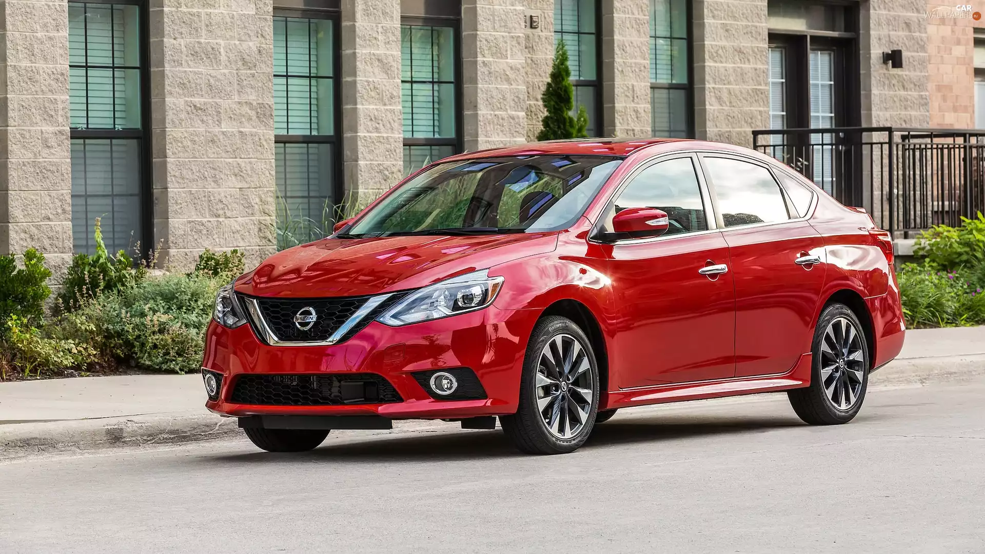 House, Red, Nissan Sentra