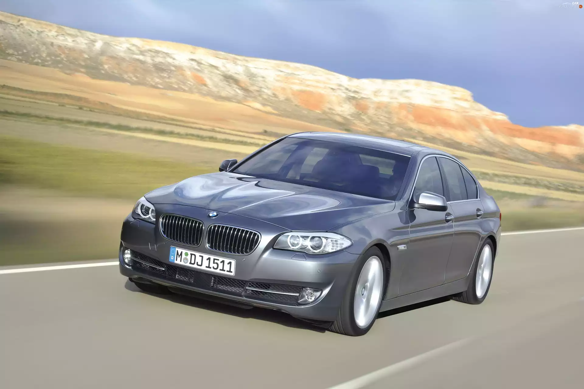 @, BMW 5 Series F10, motion