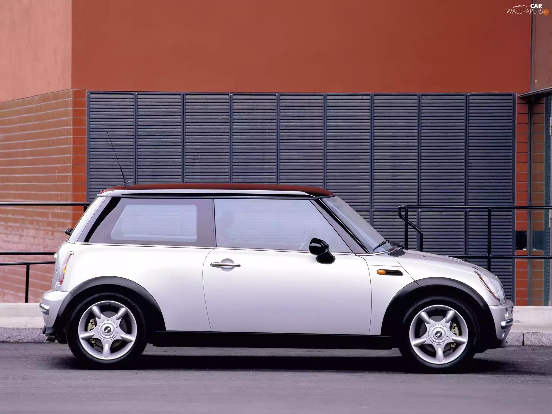 right, Mini Cooper, @, side