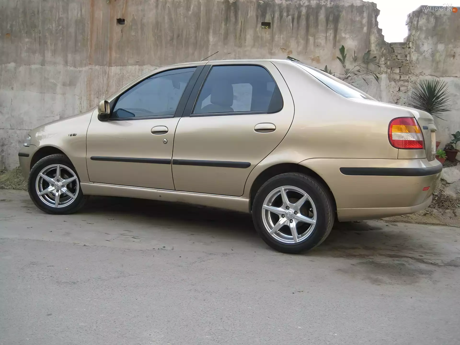 Sedan, beige, Fiat Siena