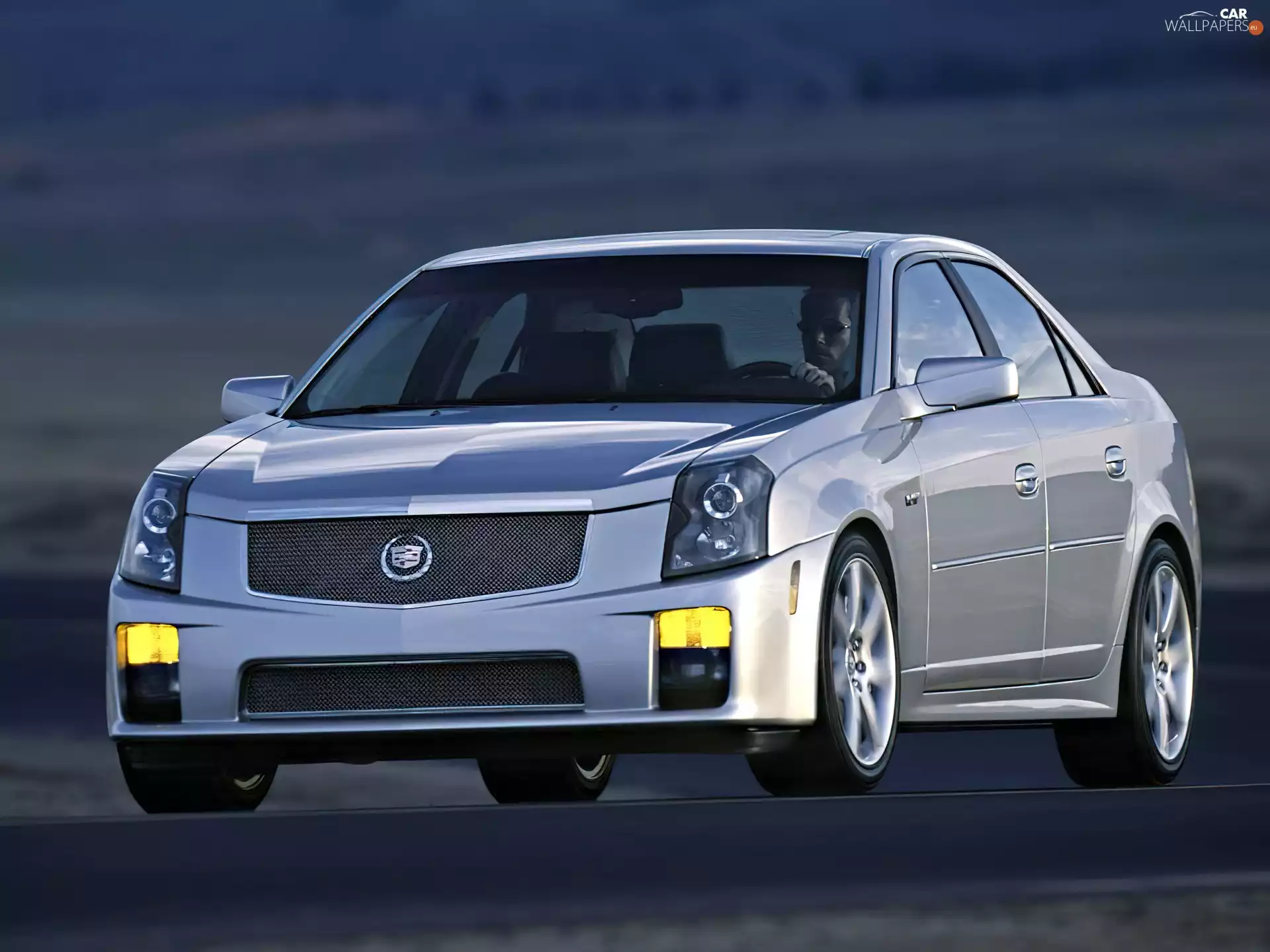 silver, Cadillac CTS
