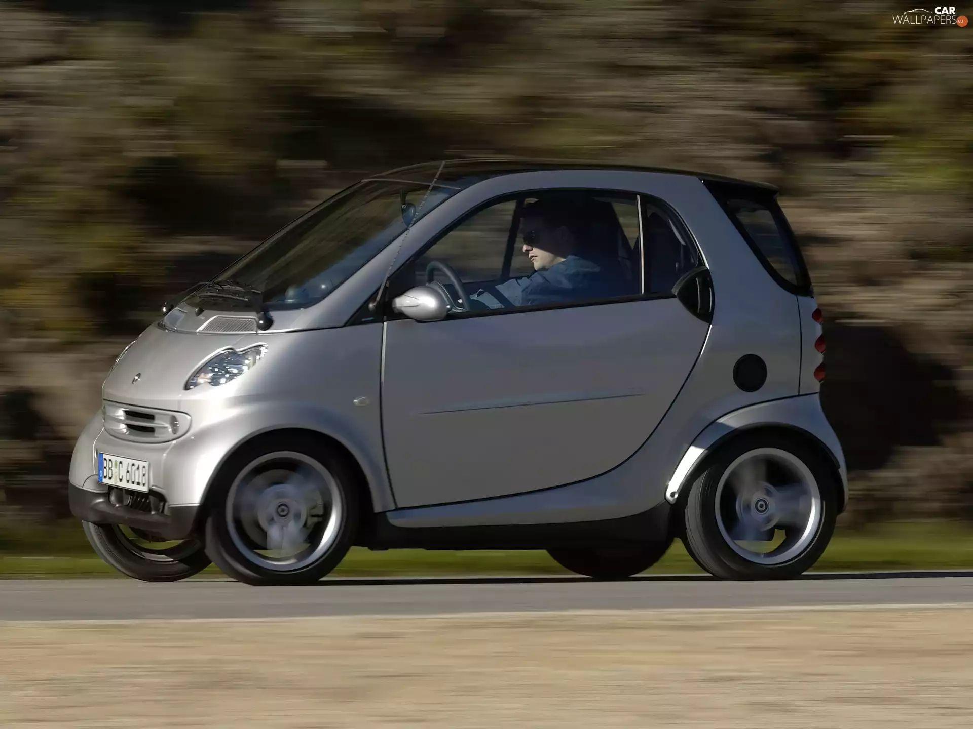 silver, Smart Fortwo