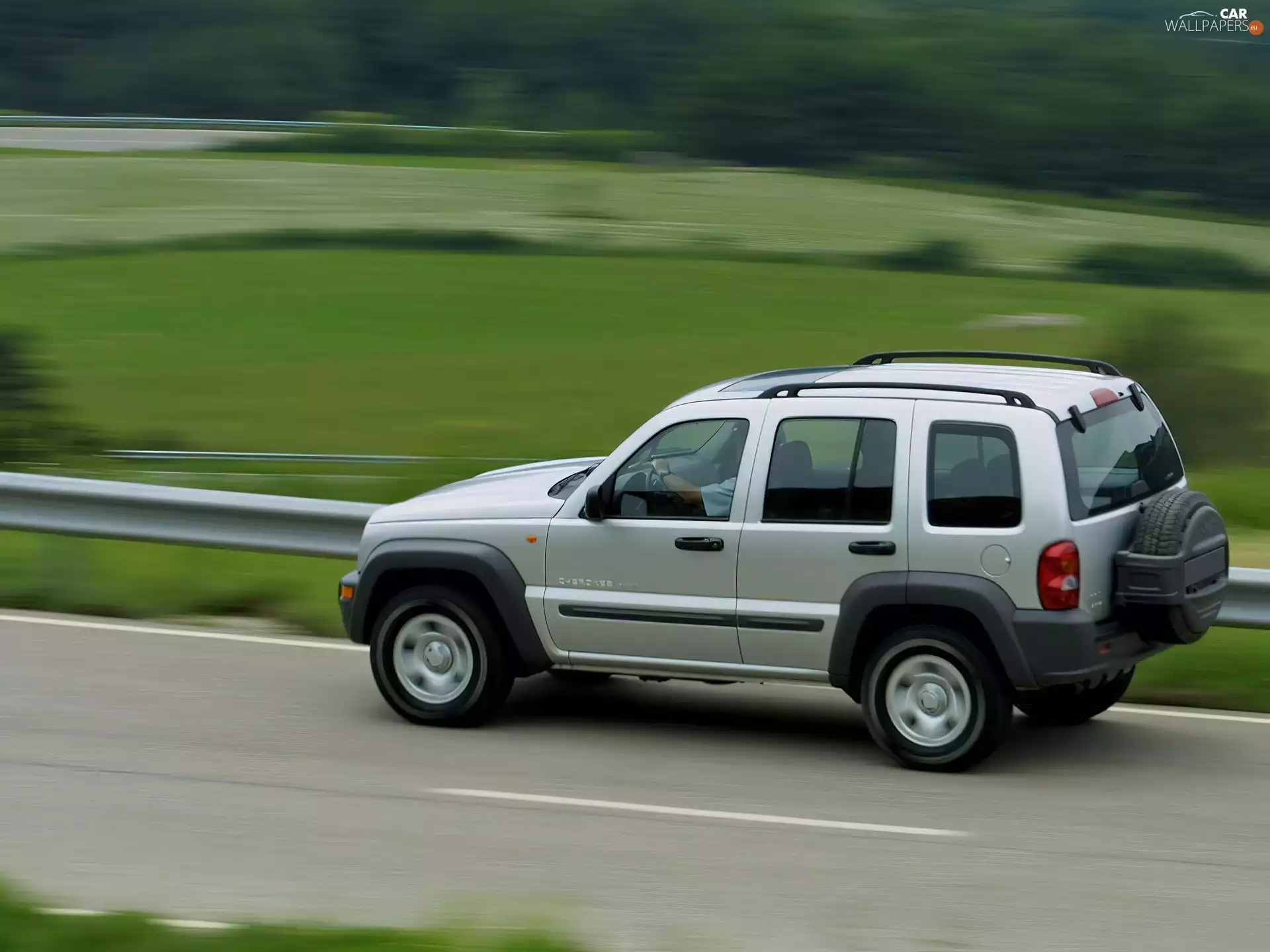 silver, Jeep Liberty