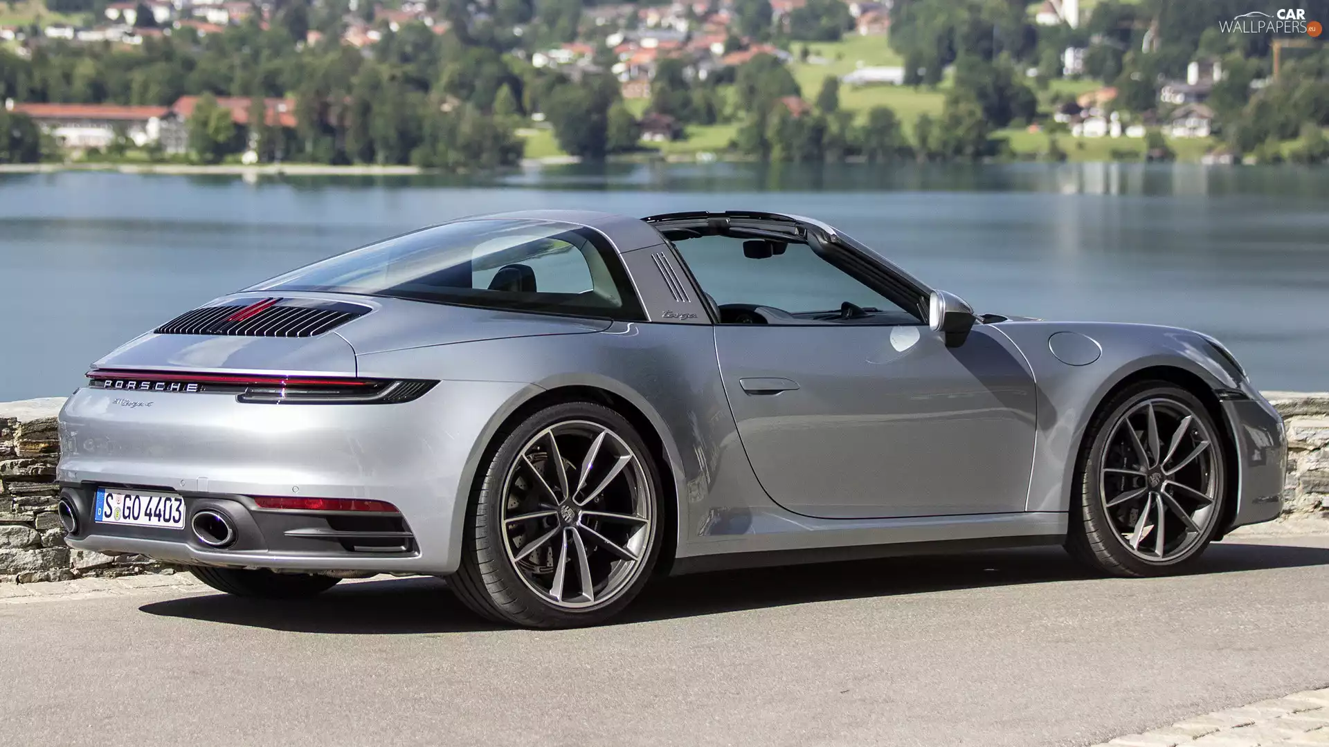 2020, Silver, Porsche 911 Targa