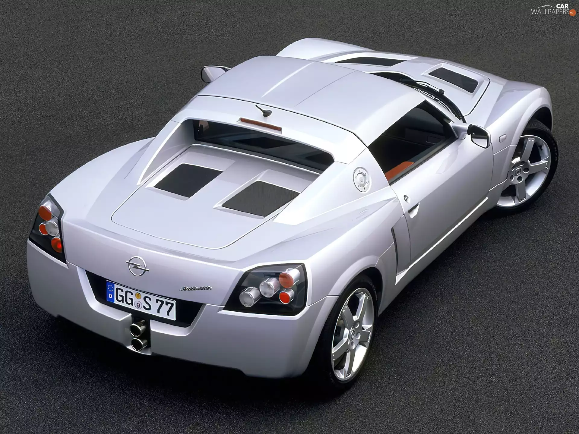 silver, Opel Speedster