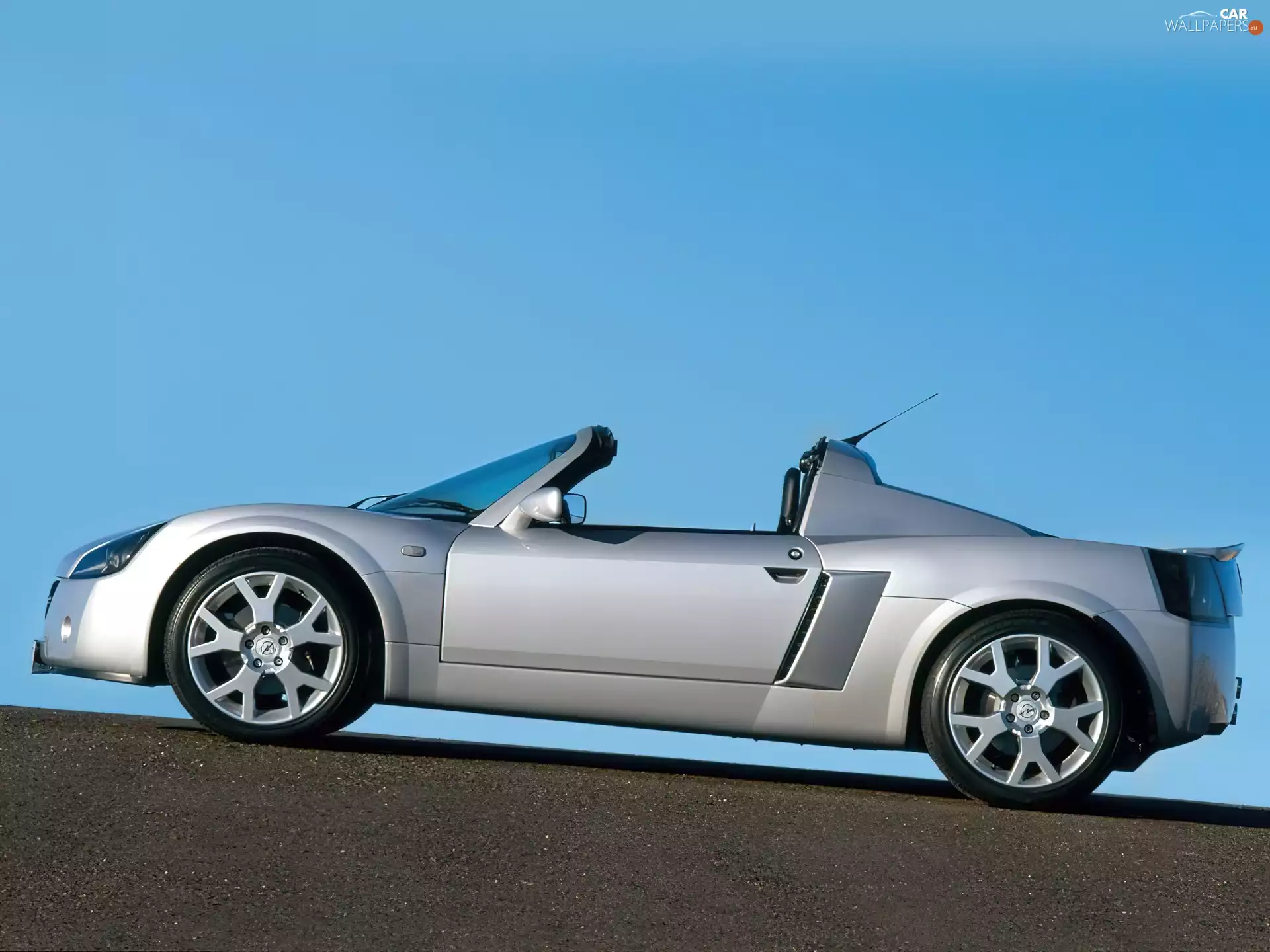 silver, Opel Speedster