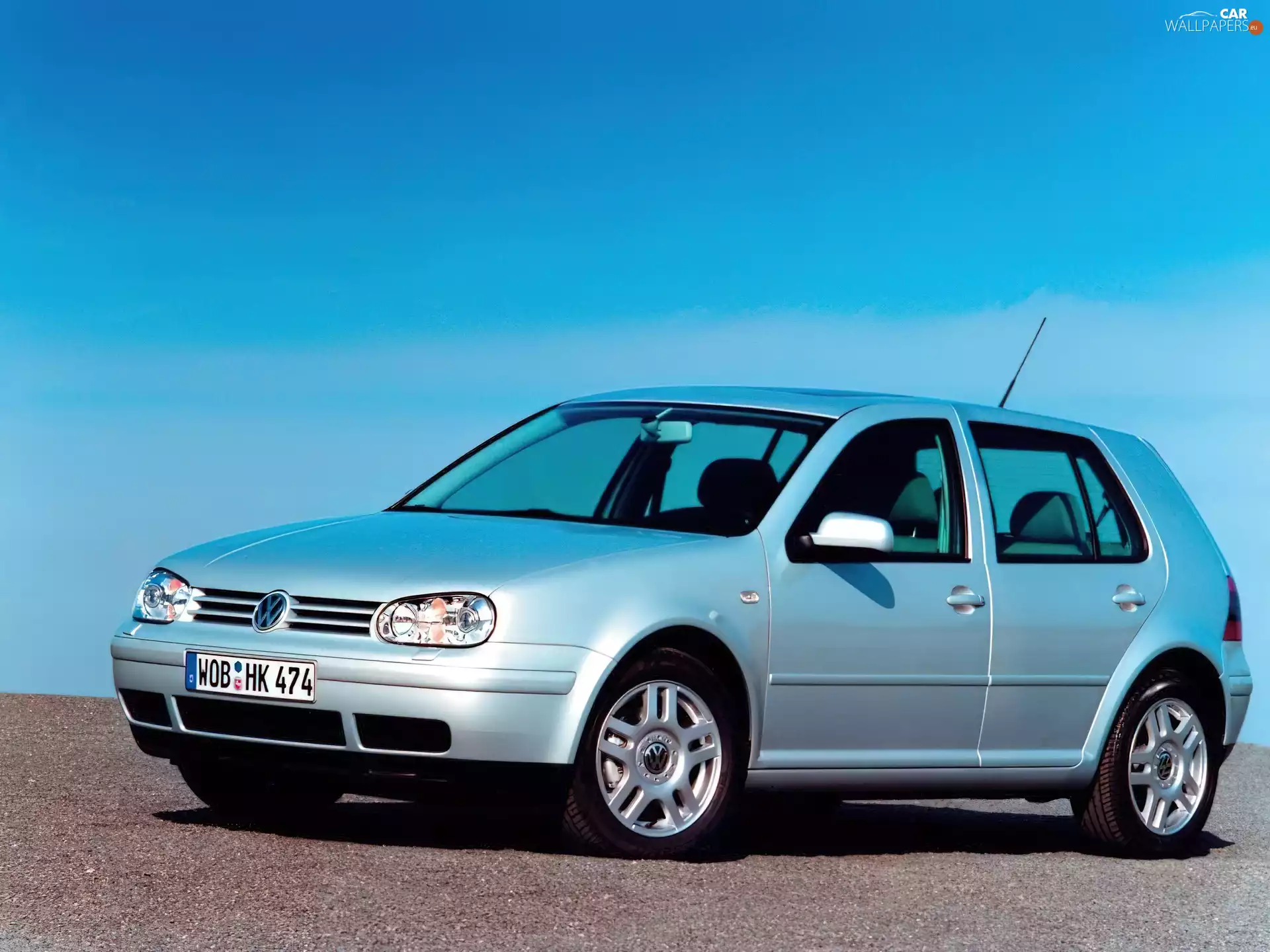 Volkswagen Golf 4, silver