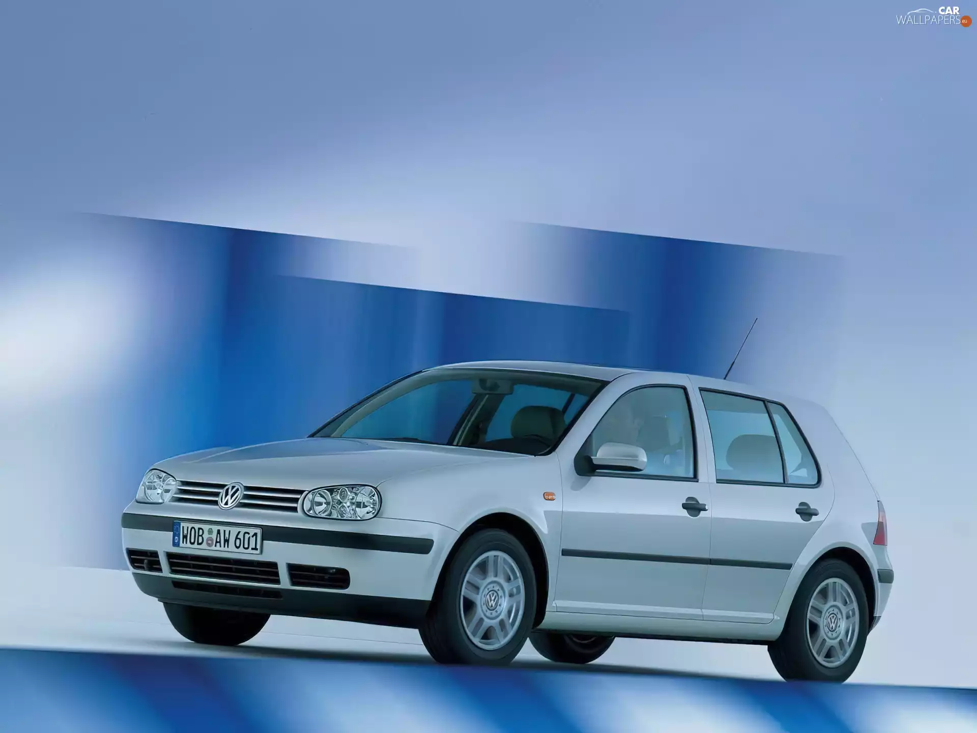 Volkswagen Golf 4, silver