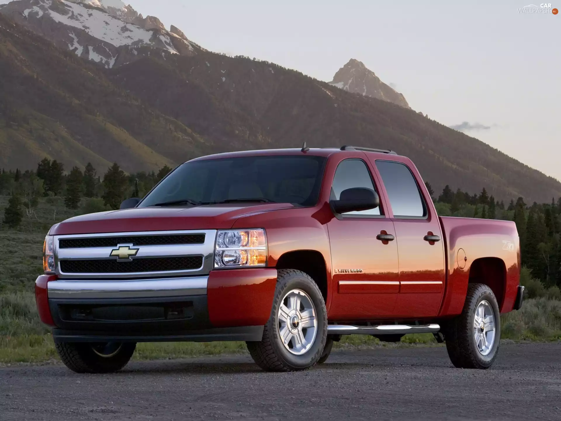 Thresholds, claret, Chevrolet Silverado