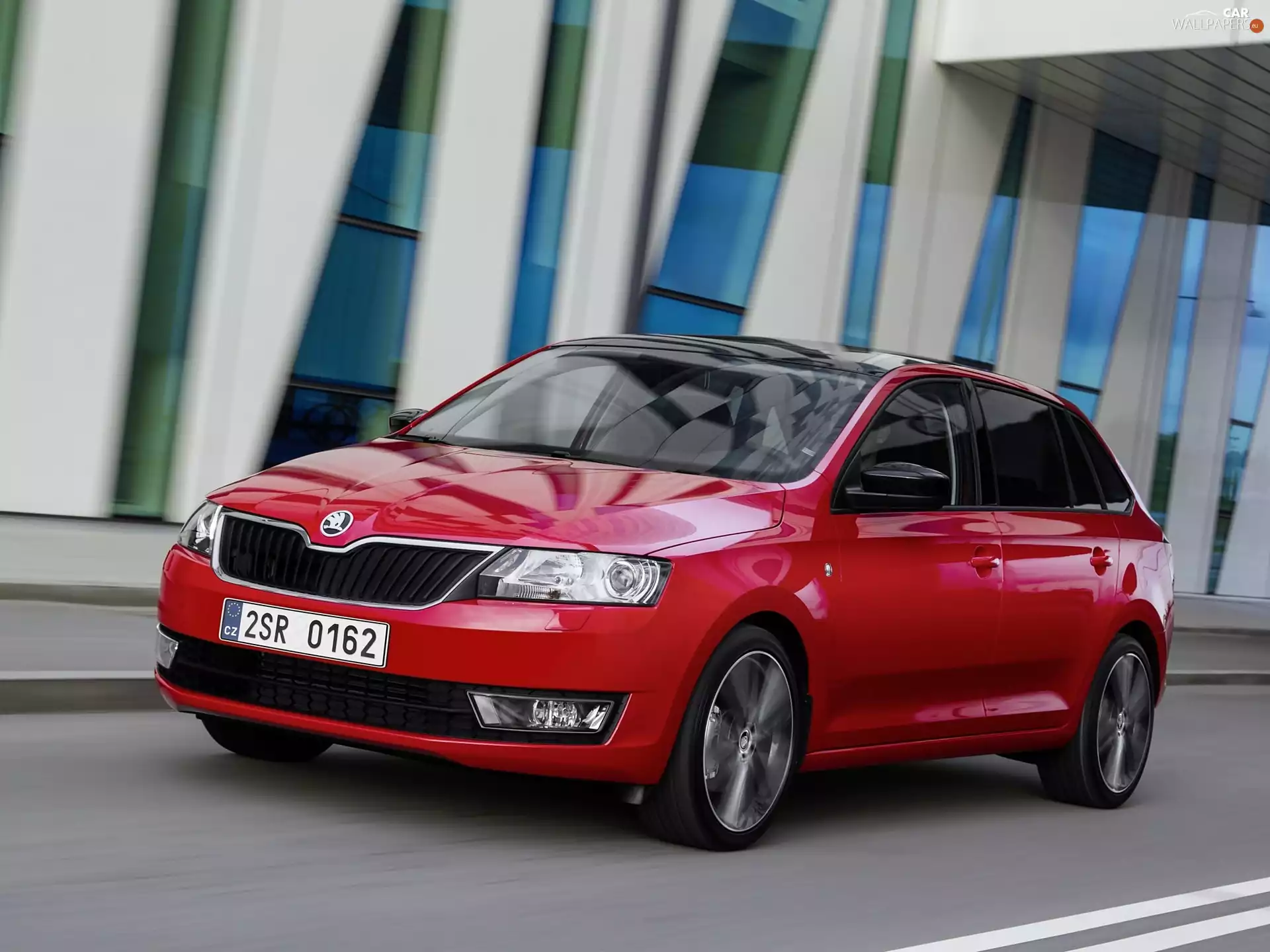 2013, red hot, Skoda Rapid Spaceback