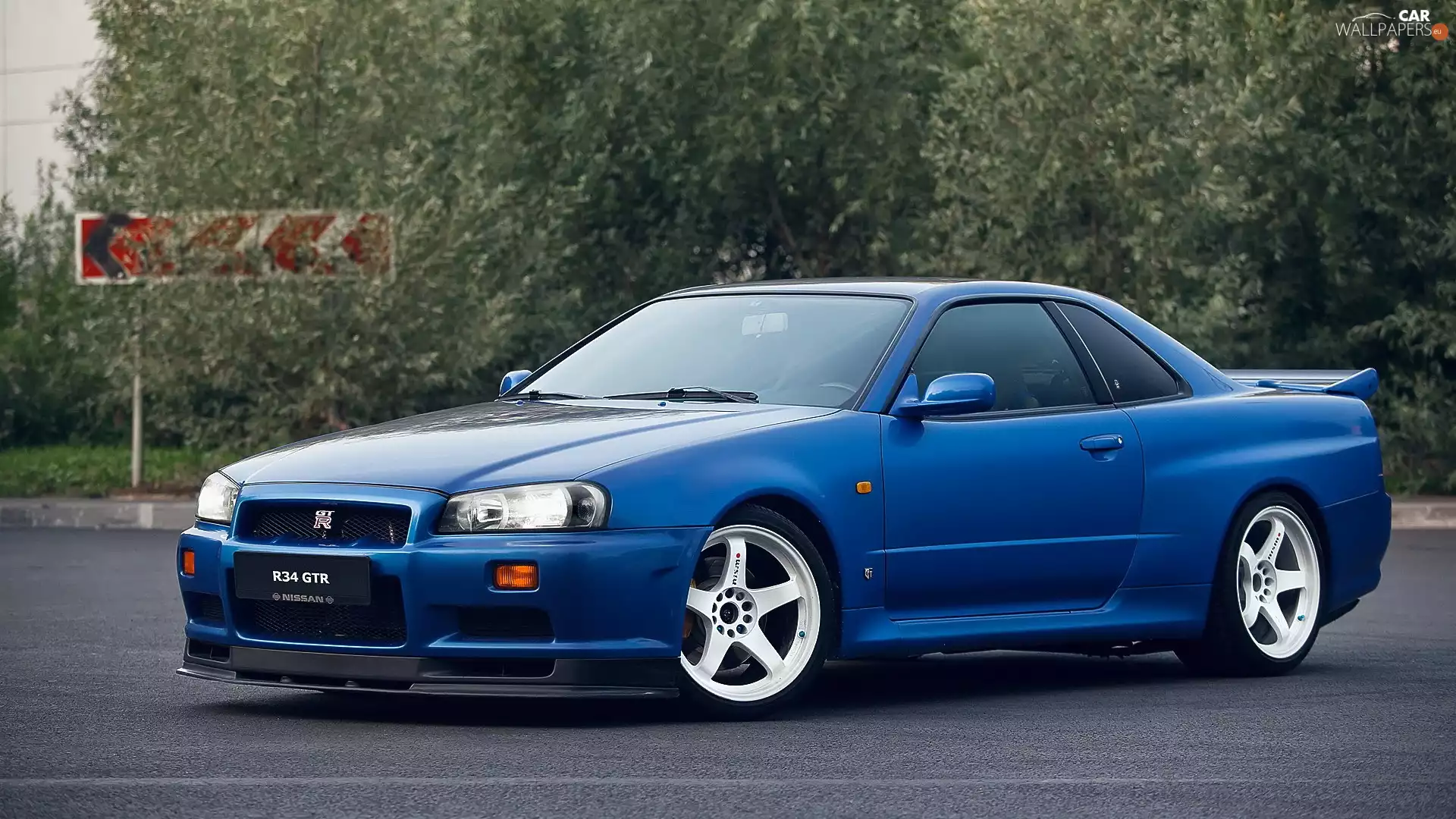 1999, blue, Nissan Skyline R34 GTR