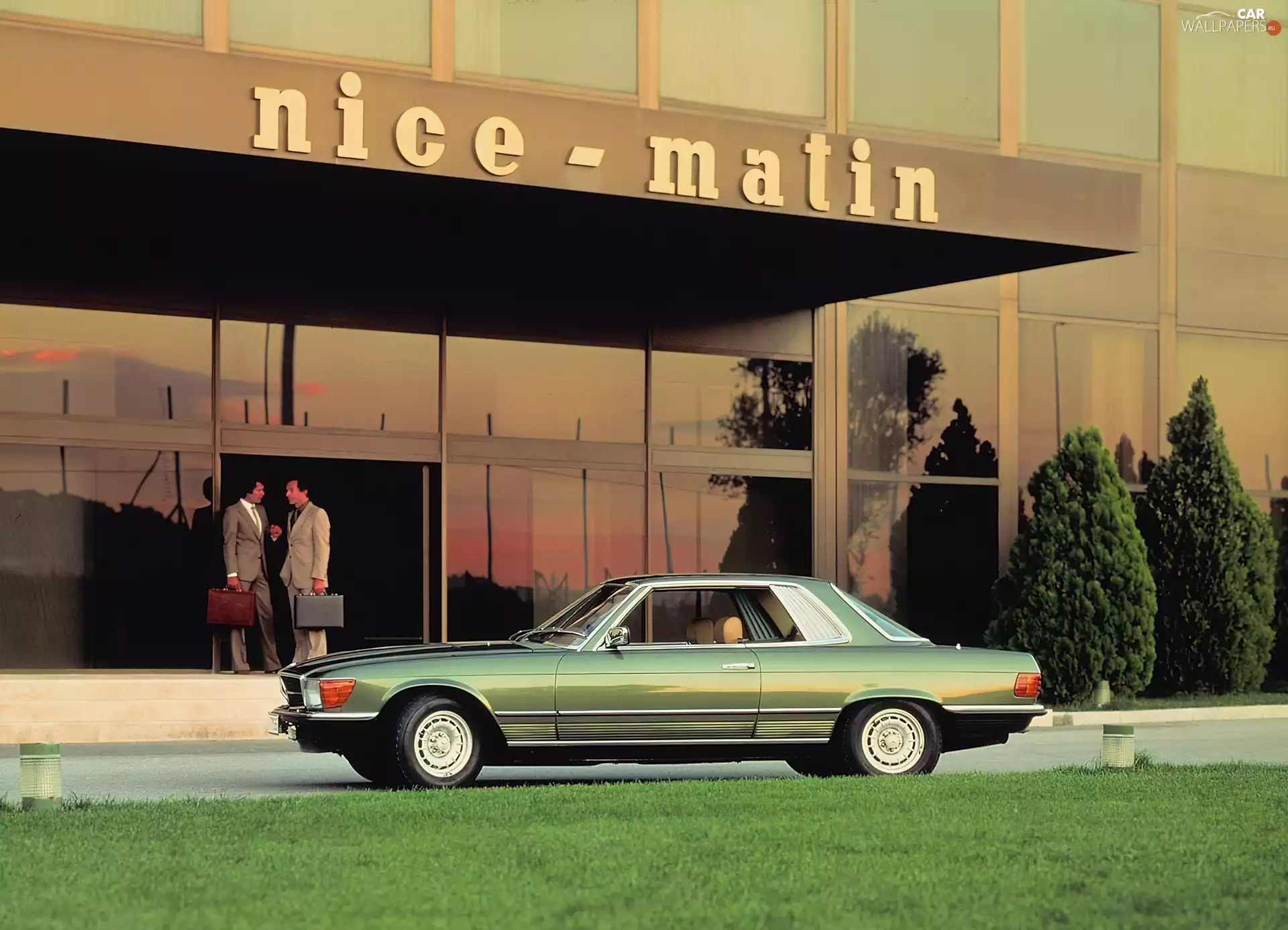 Green, Mercedes Benz SL