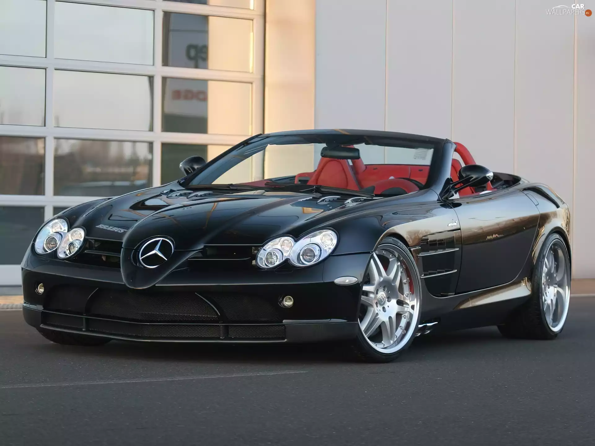Mercedes SLR, Red, skin, Brabus