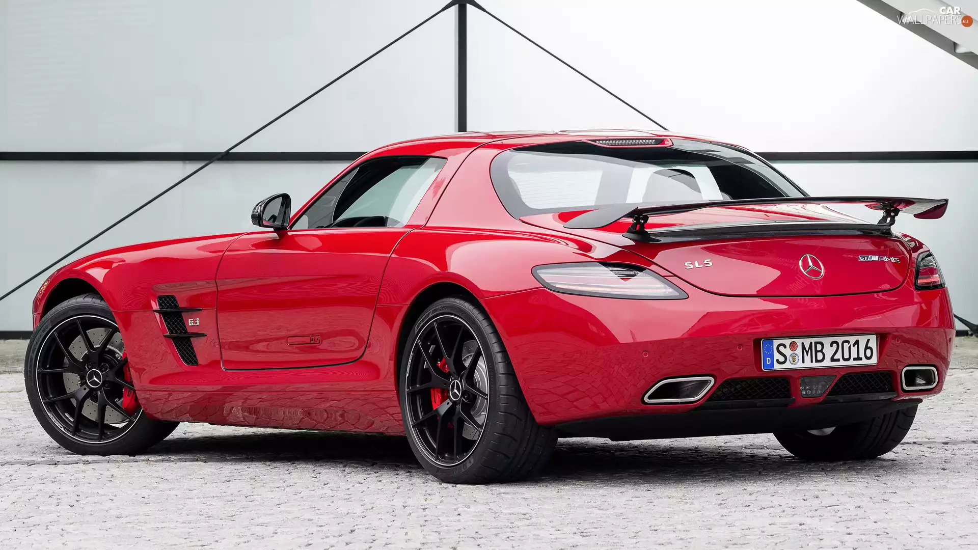 Red, Mercedes-Benz SLS AMG GT