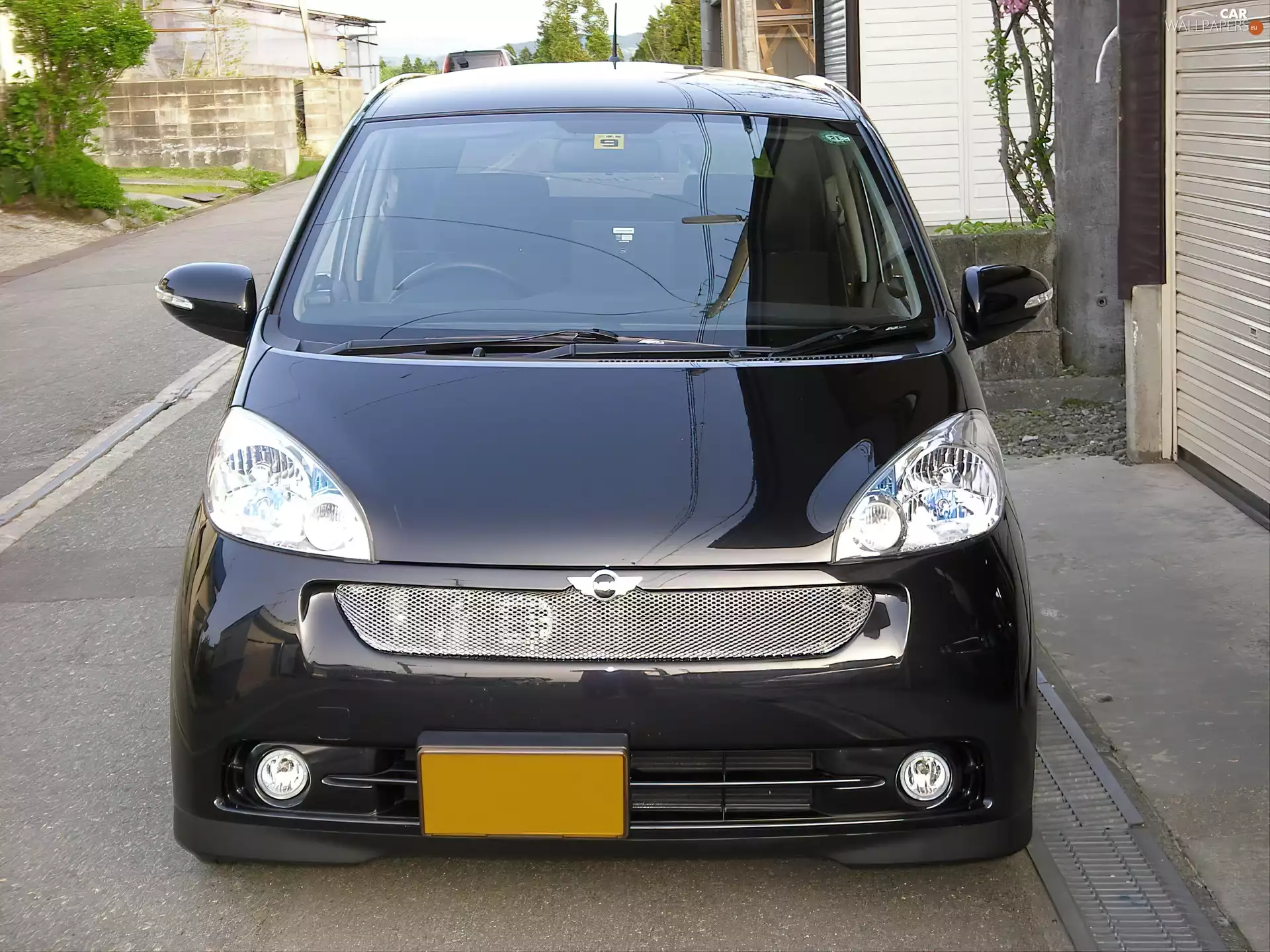 Do, town, Daihatsu Sonica, motor car, Front