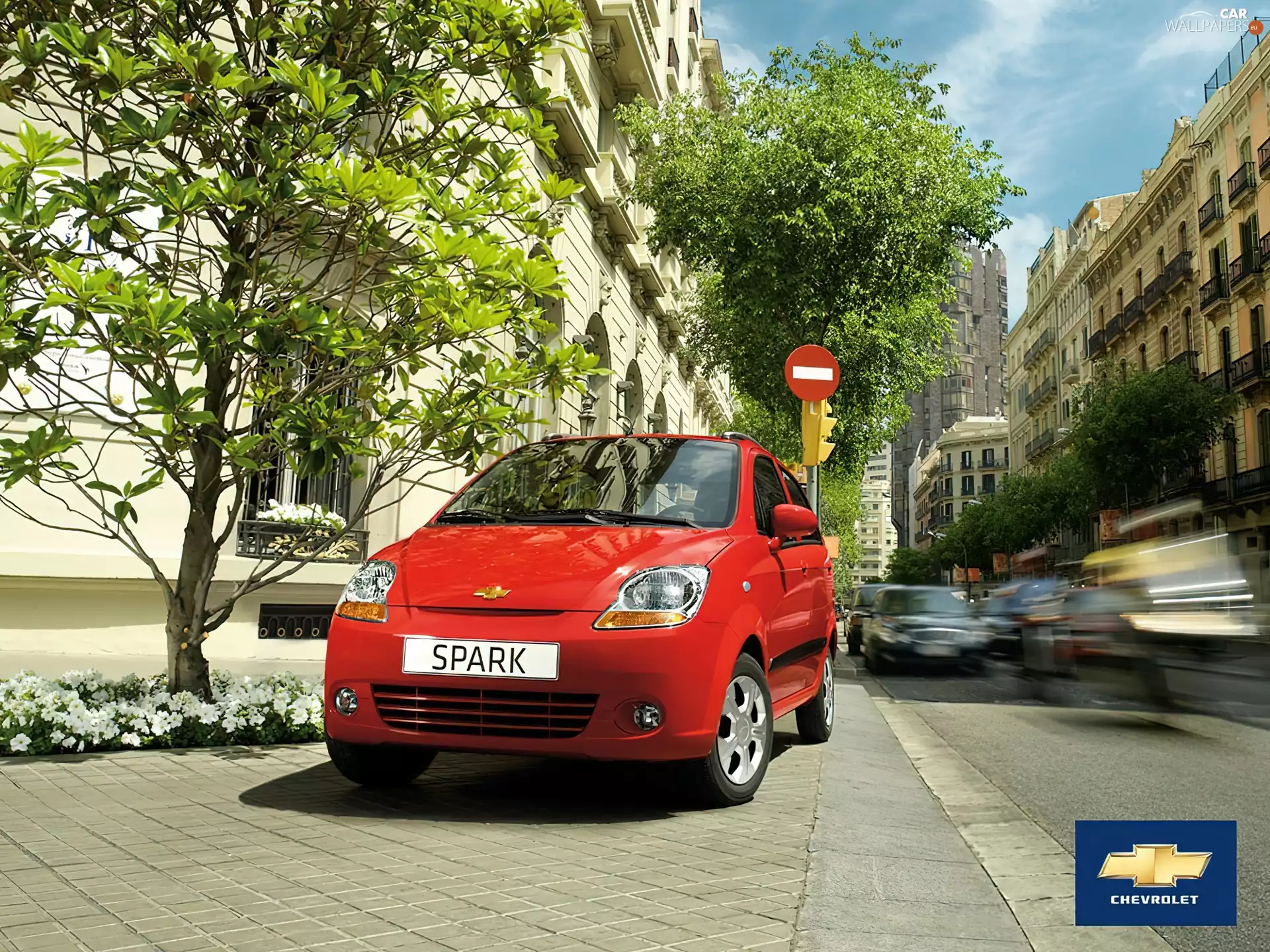 Town, Red, Chevrolet Spark