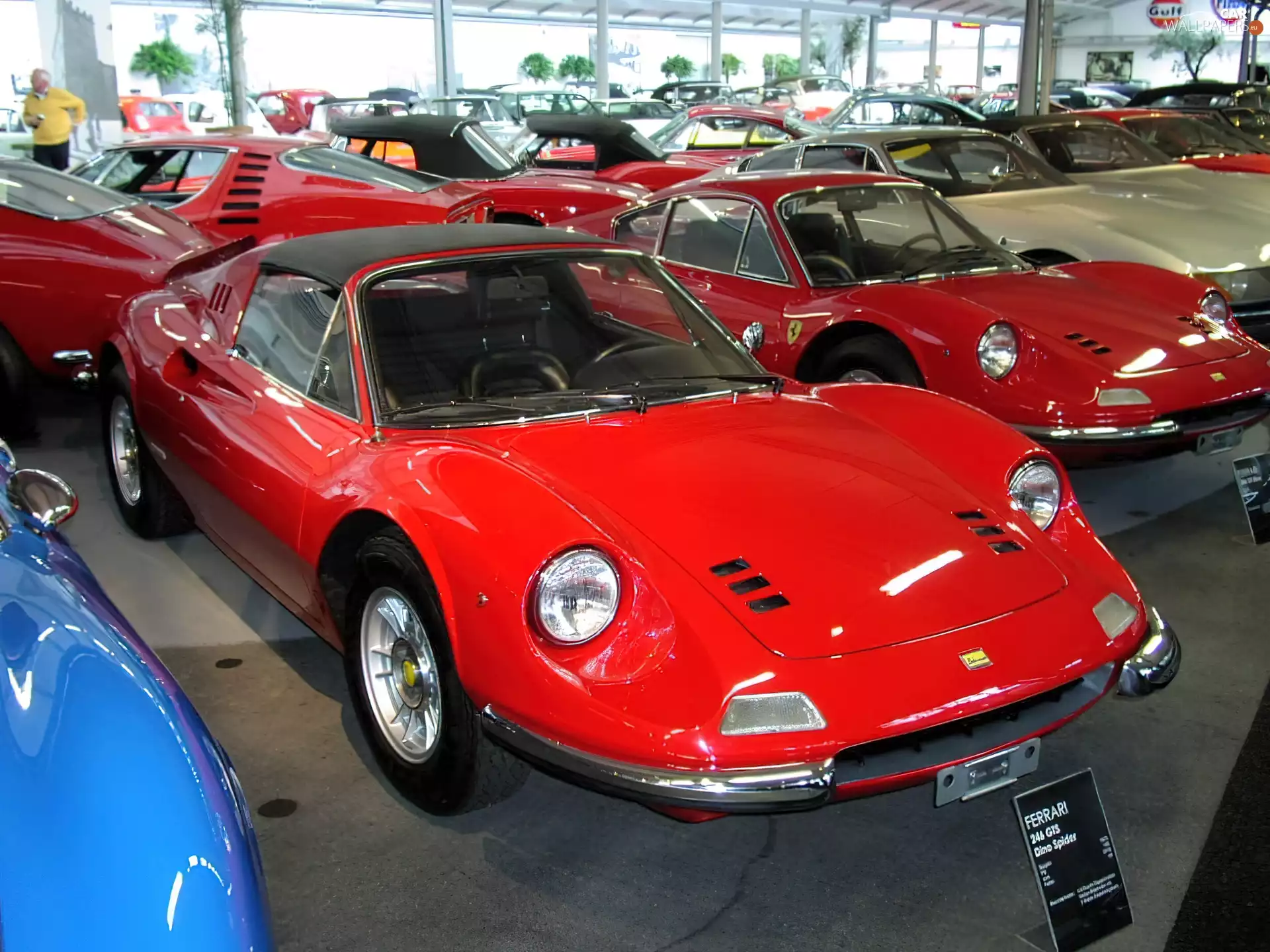 vintage, Ferrari Dino, Spider
