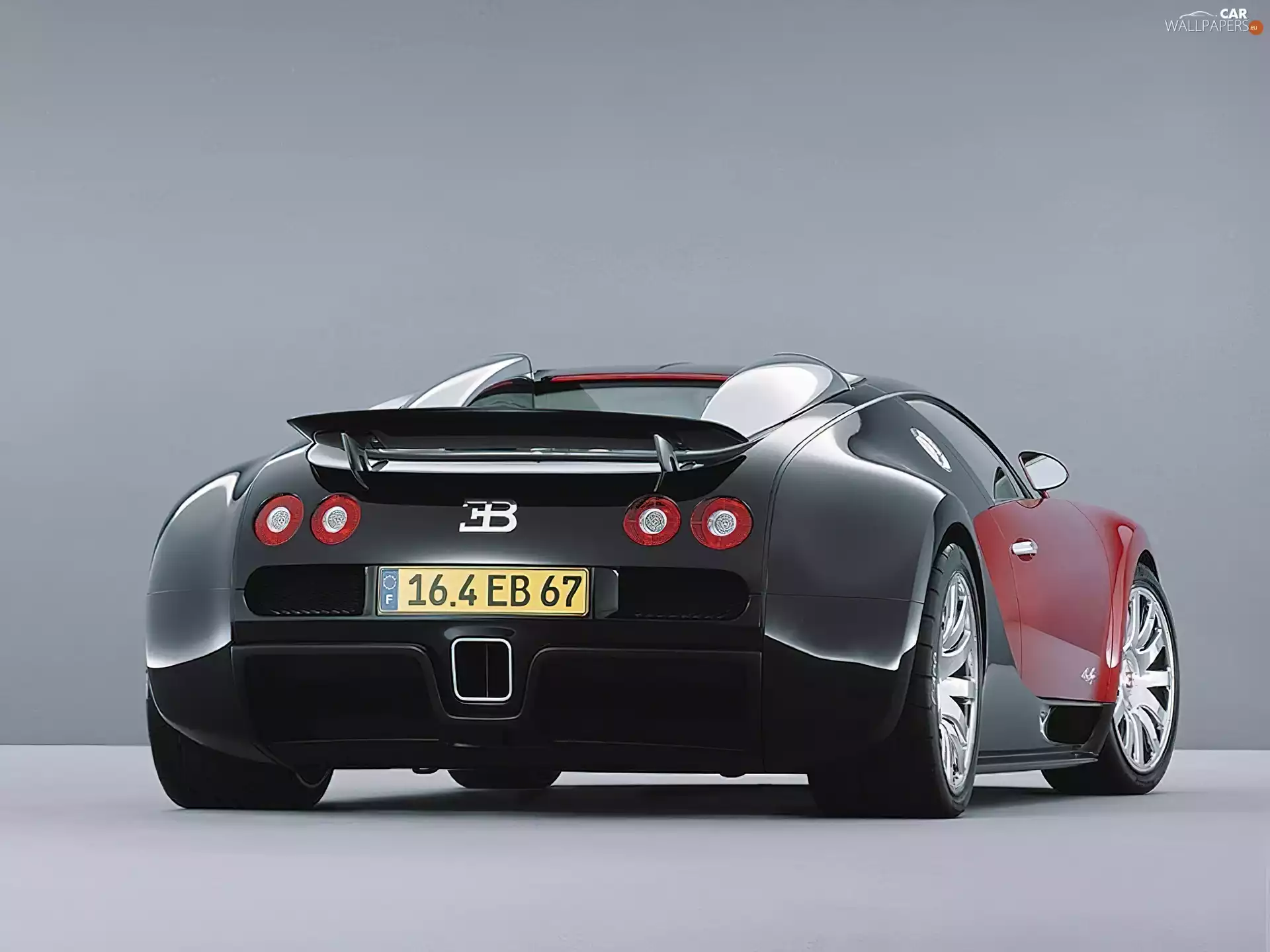 Bugatti Veyron, back, Spoiler