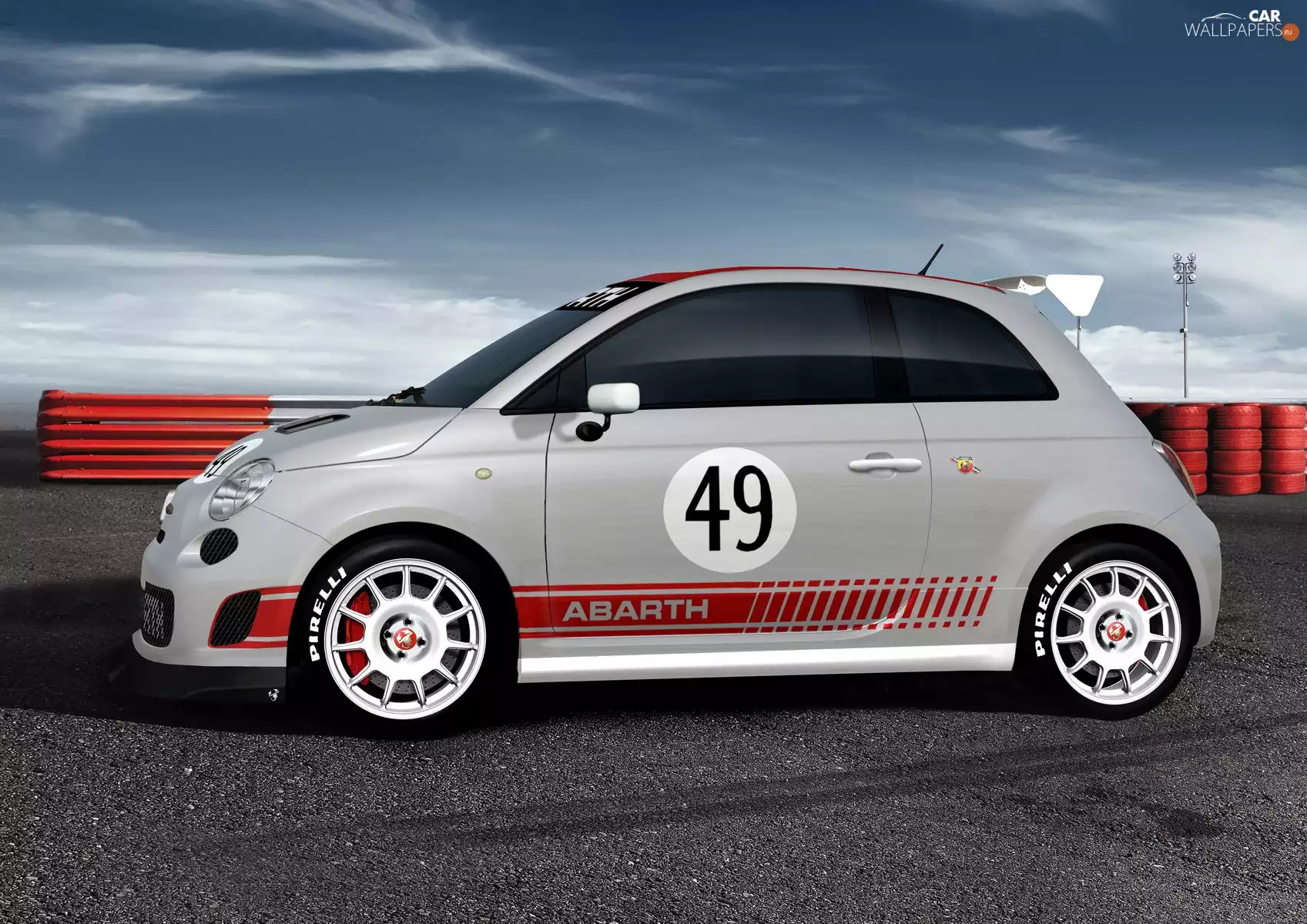race, spoiler, makeweight, Abarth 500