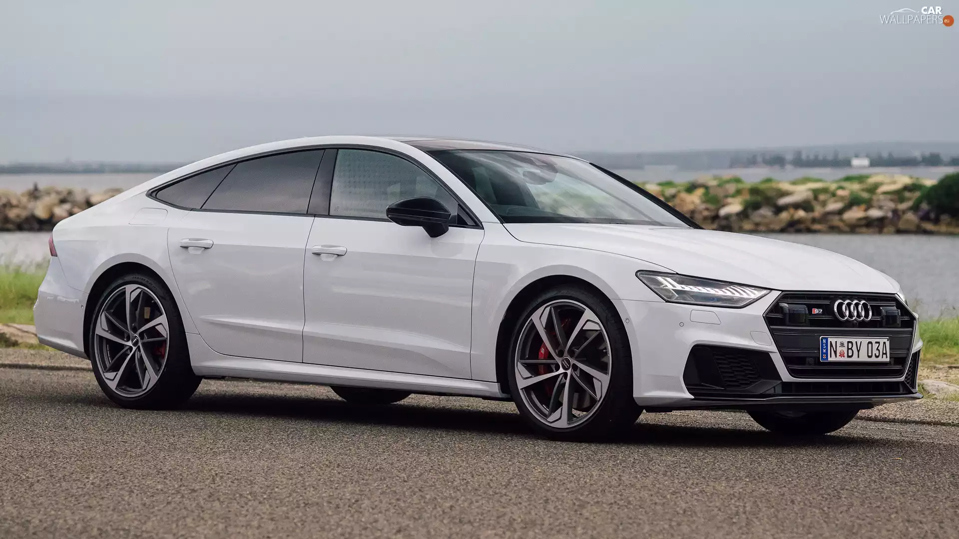 White, Audi S7 Sportback