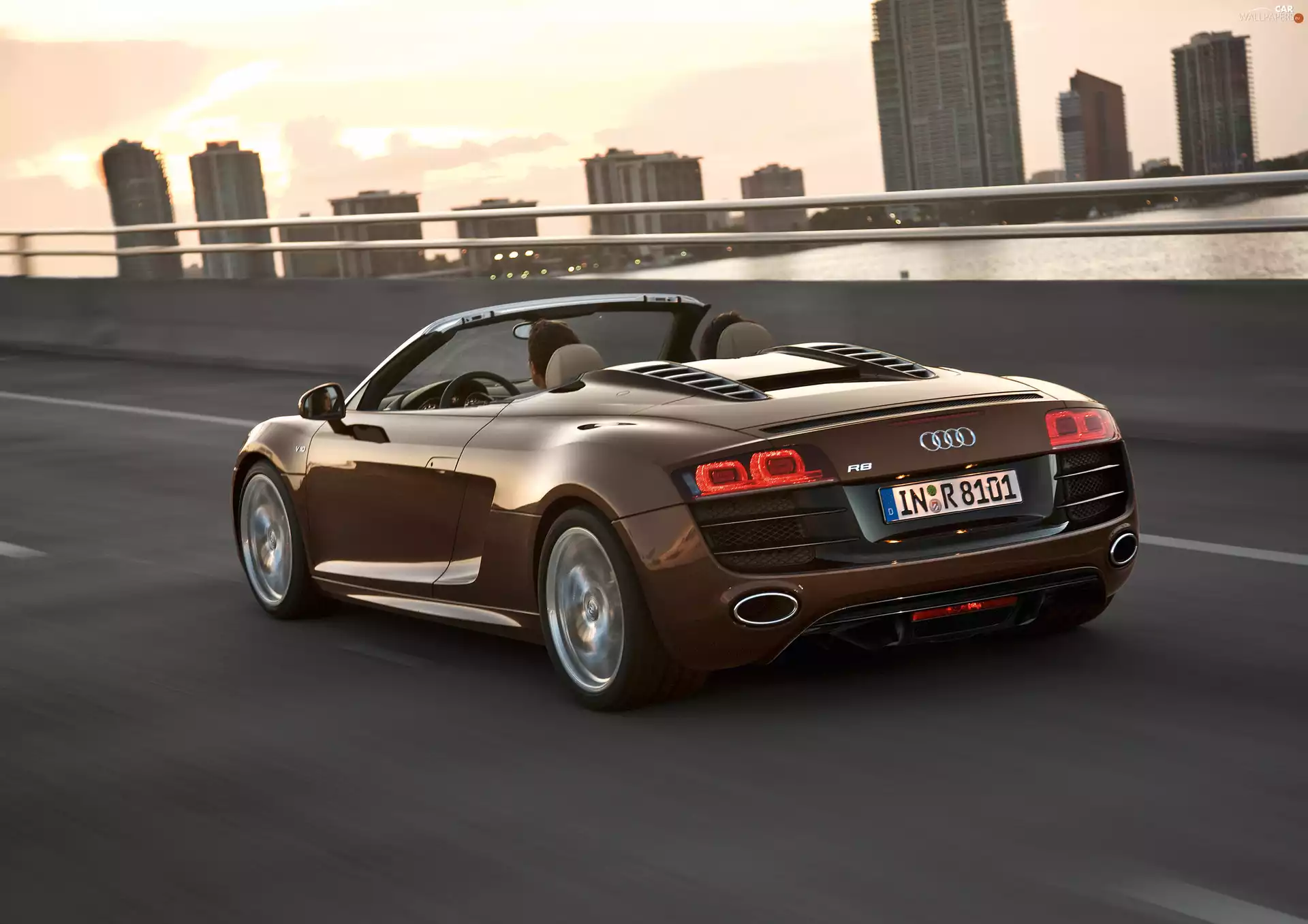 Brown, Audi R8 Spyder