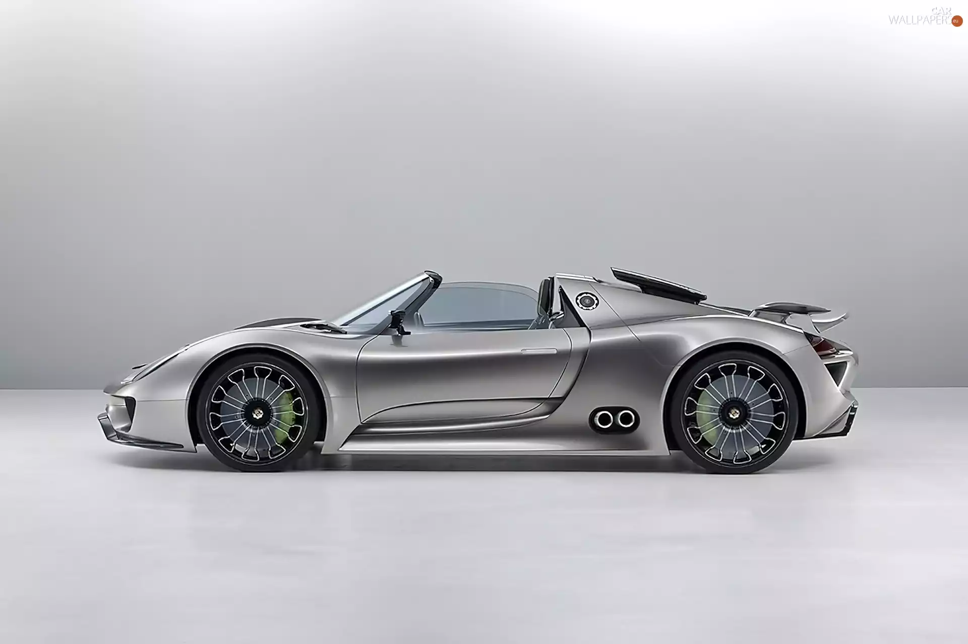 Silver, Porsche 918 Spyder