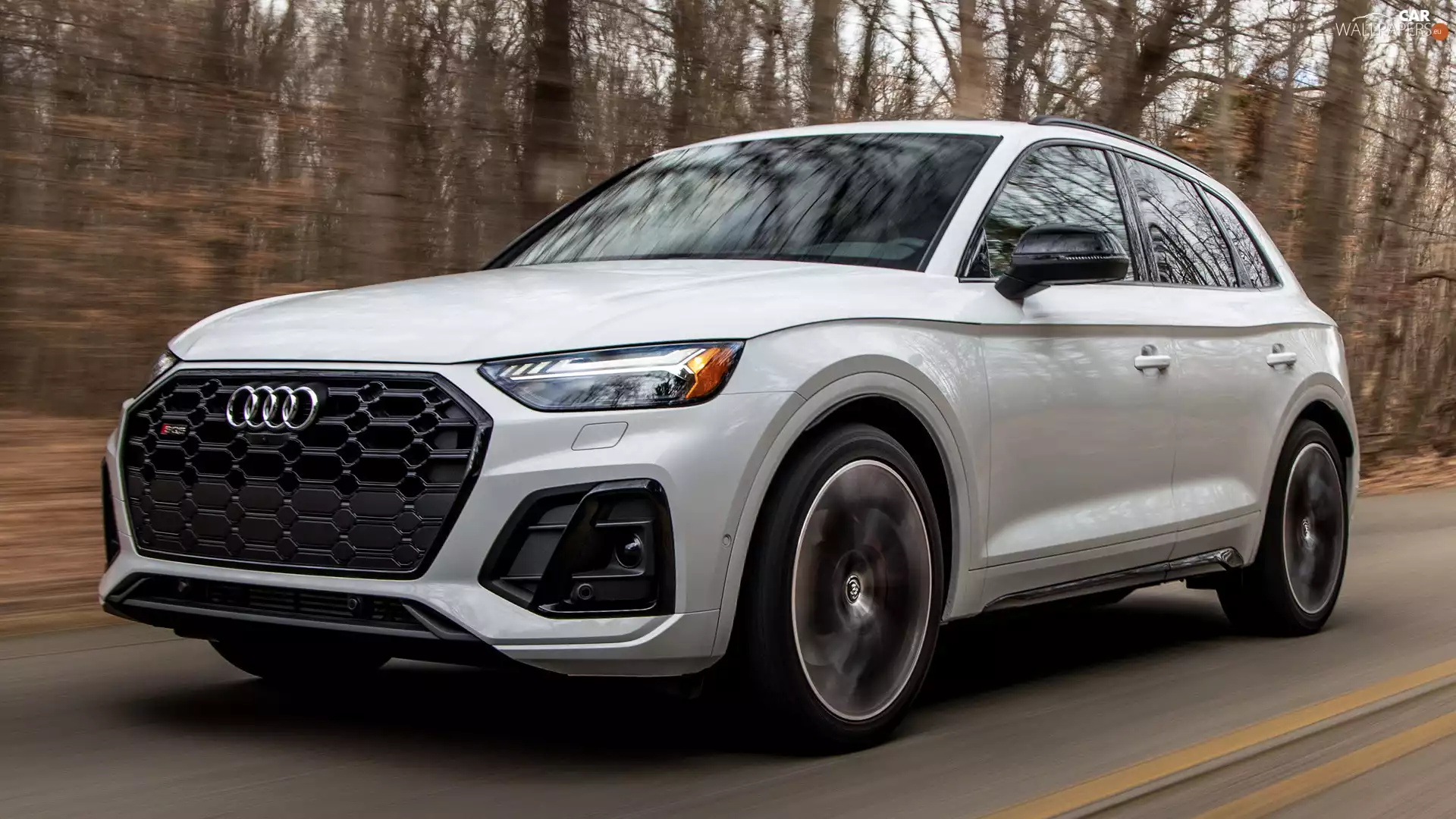 Front, White, Audi SQ5