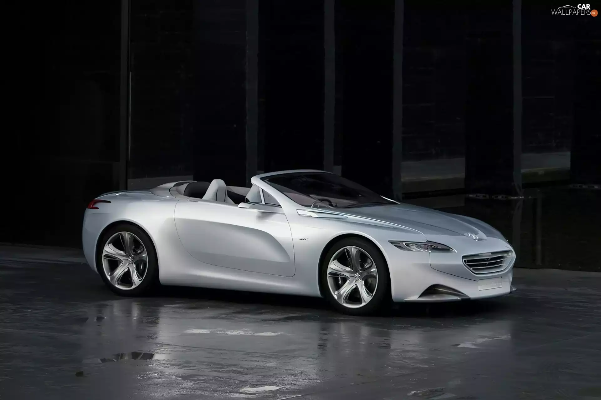 Cabriolet, silver, Peugeot SR1