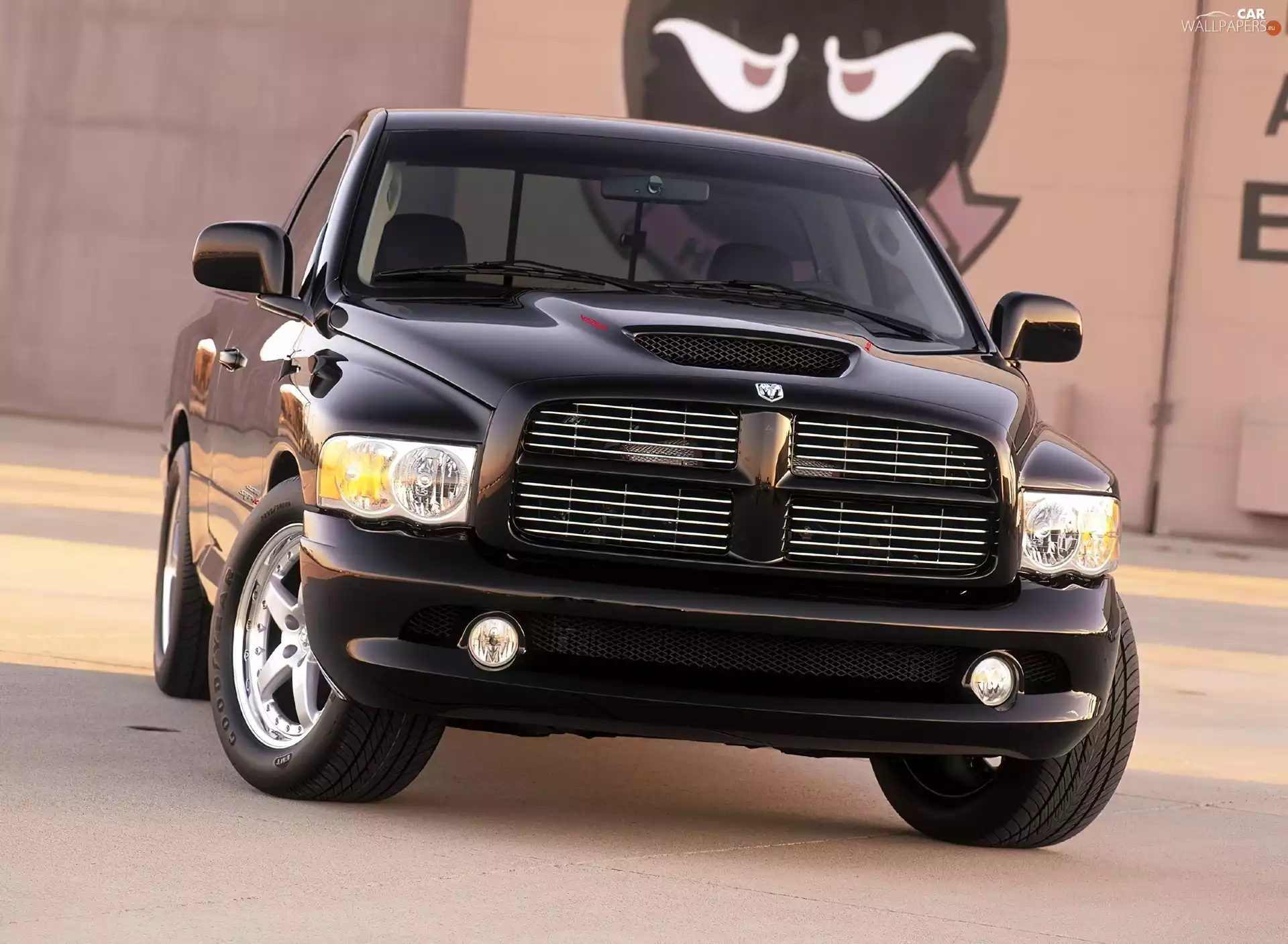 Black, Dodge Ram SRT1