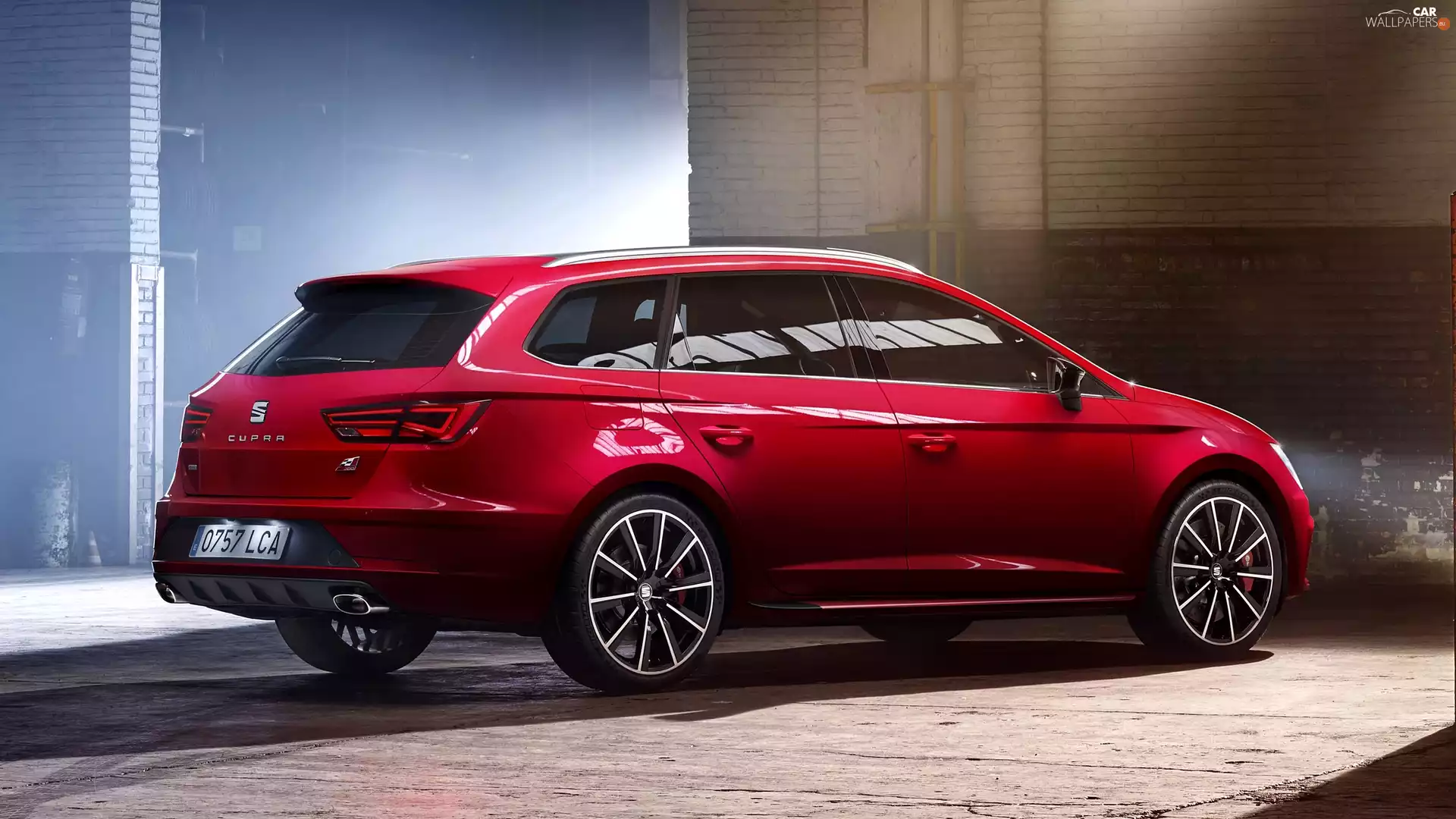 Red, Seat Leon ST Cupra 300