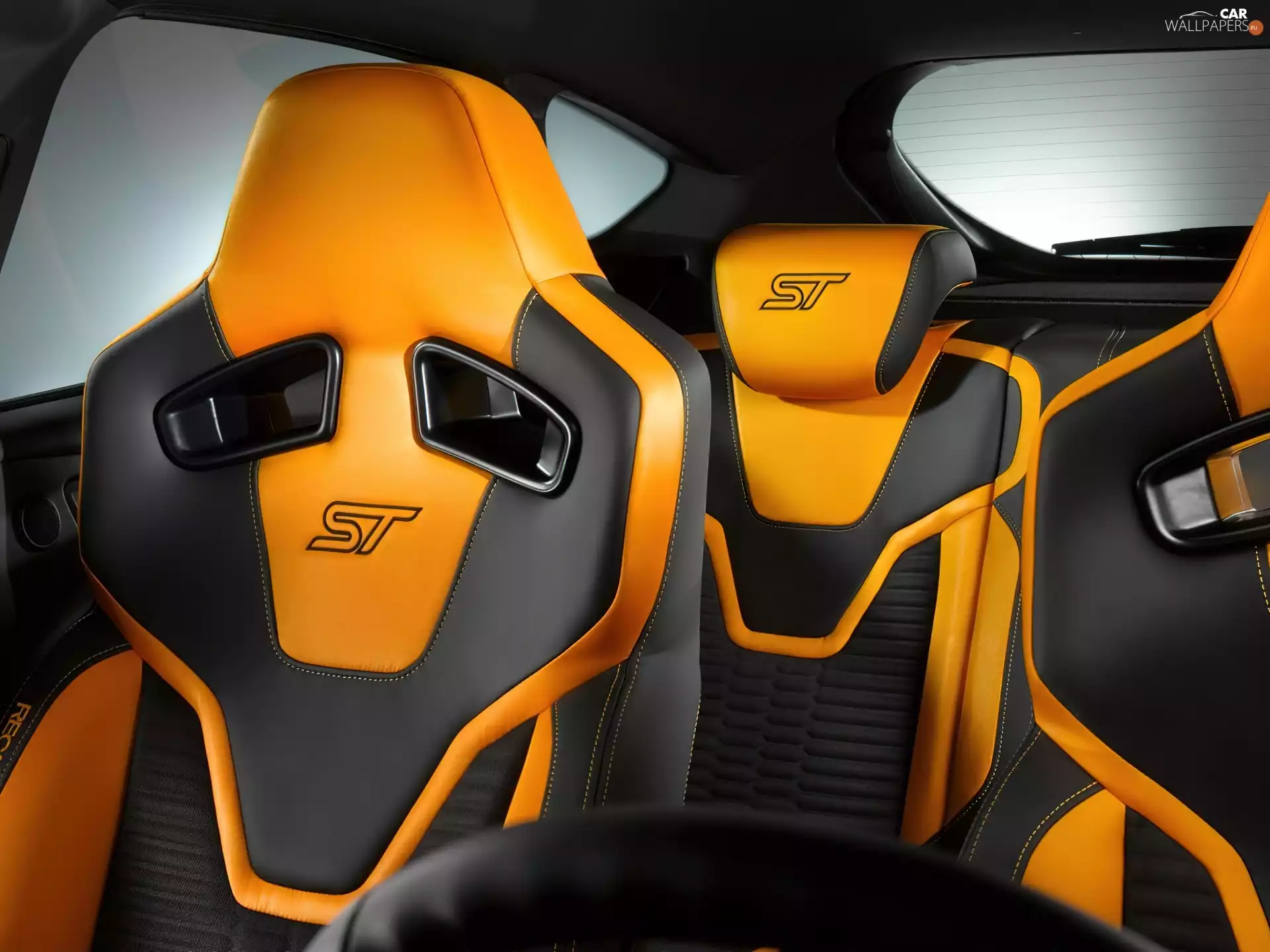 seats, Ford Focus ST 2010, bucket