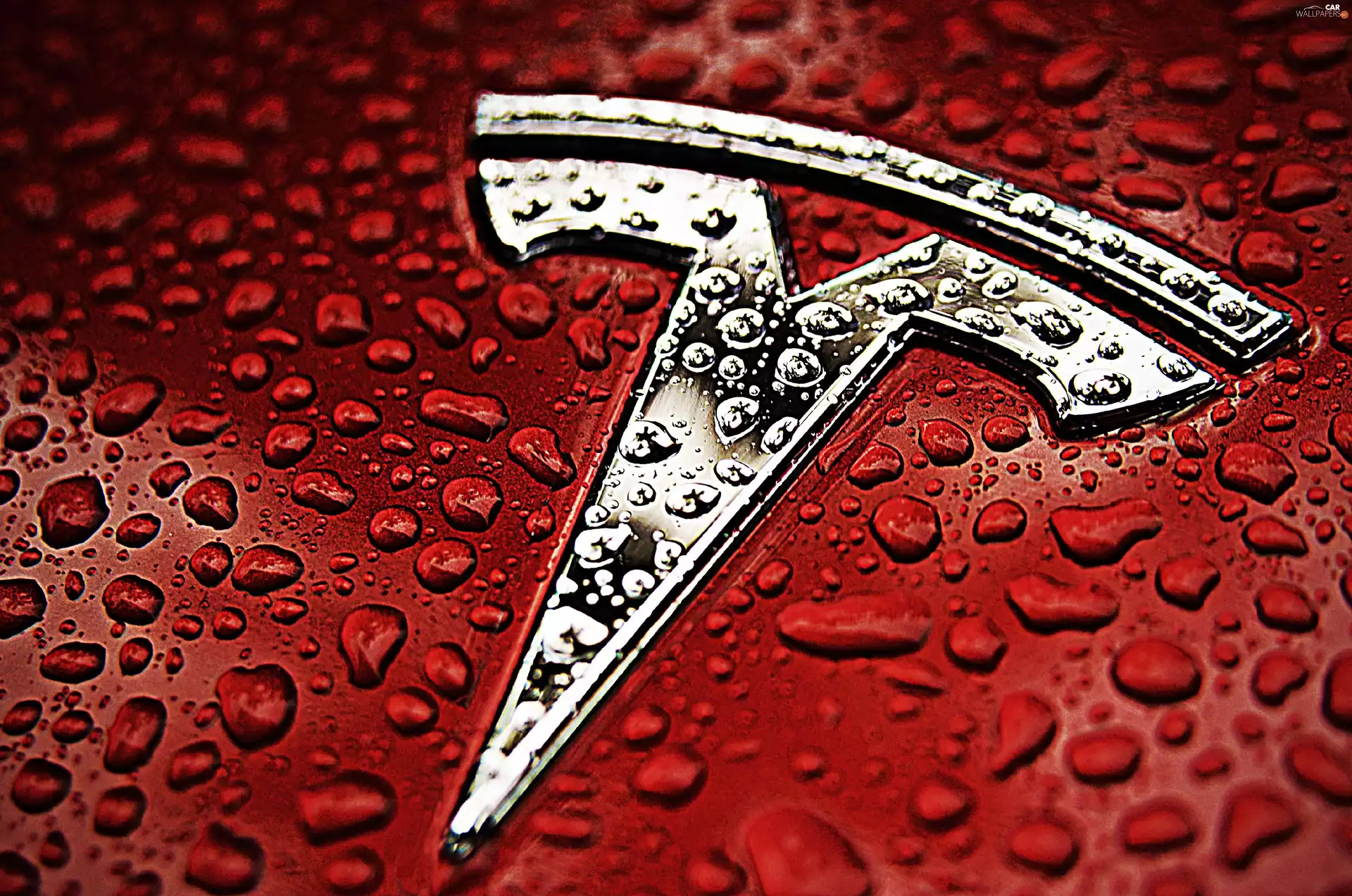 stamp, Tesla, logo